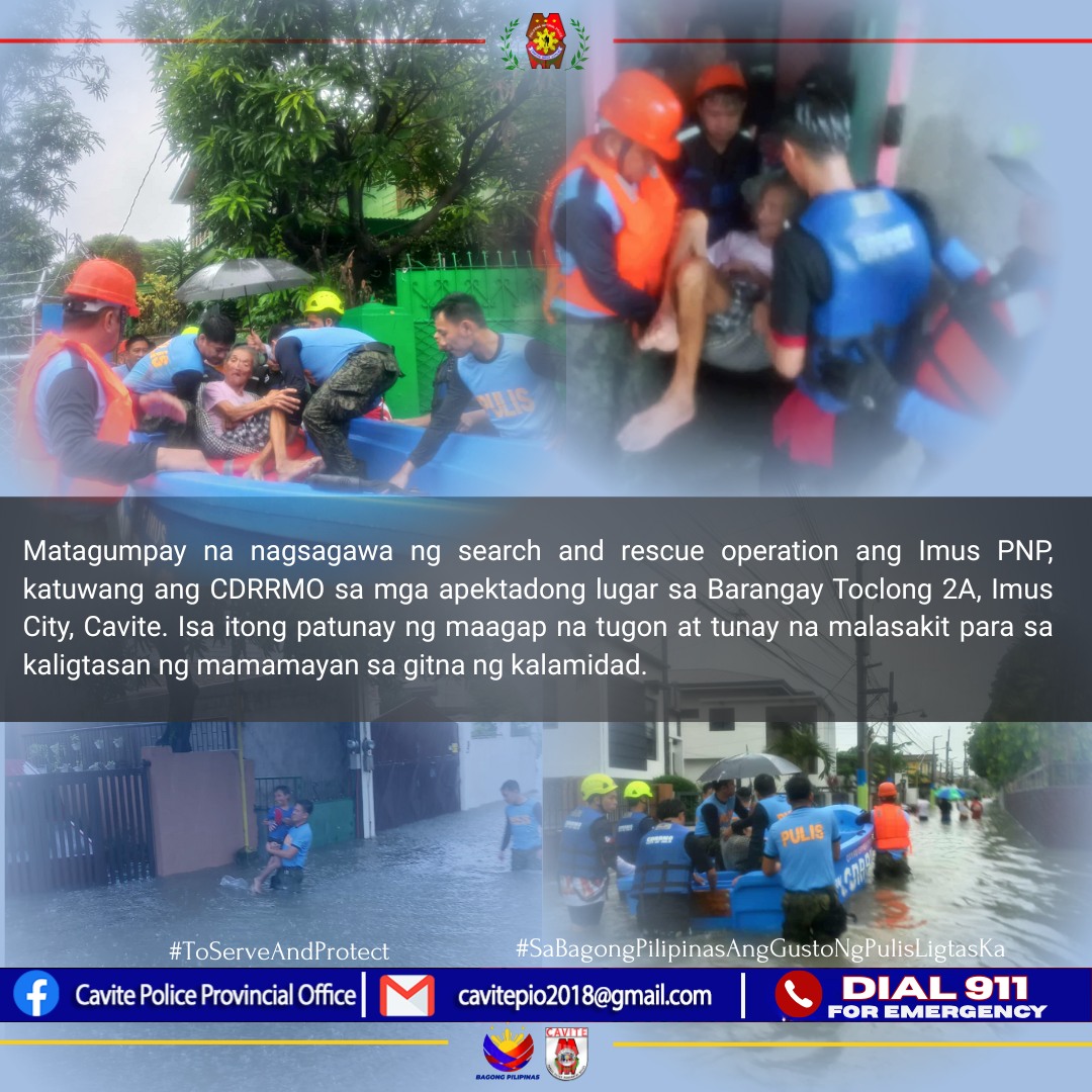 Cavite - IMUS PNP IN ACTION! Matagumpay na nagsagawa ng search and ...