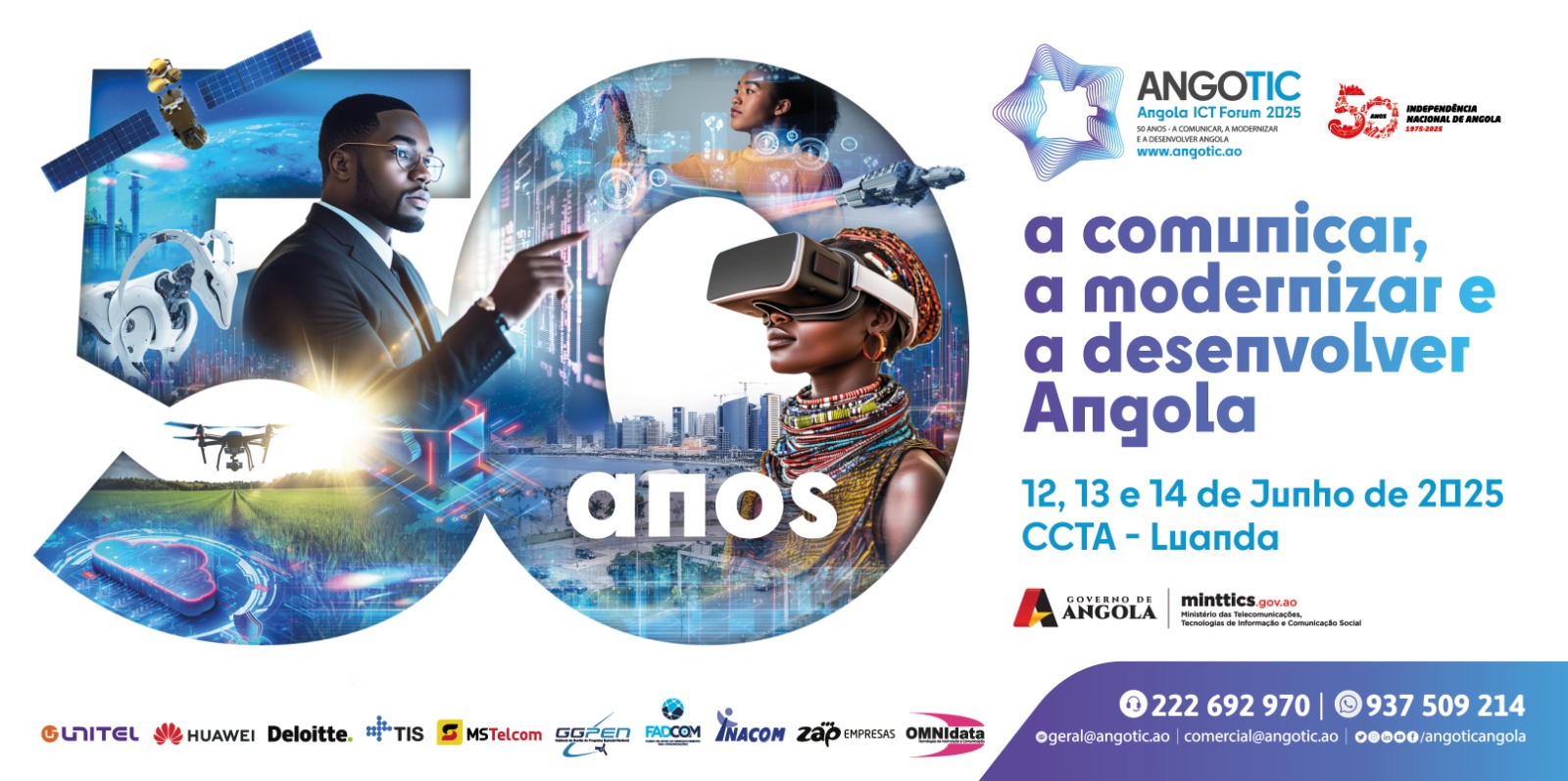 Minttics - LUANDA: ANGOTIC 2025 O Ministério das Telecomunicações ...