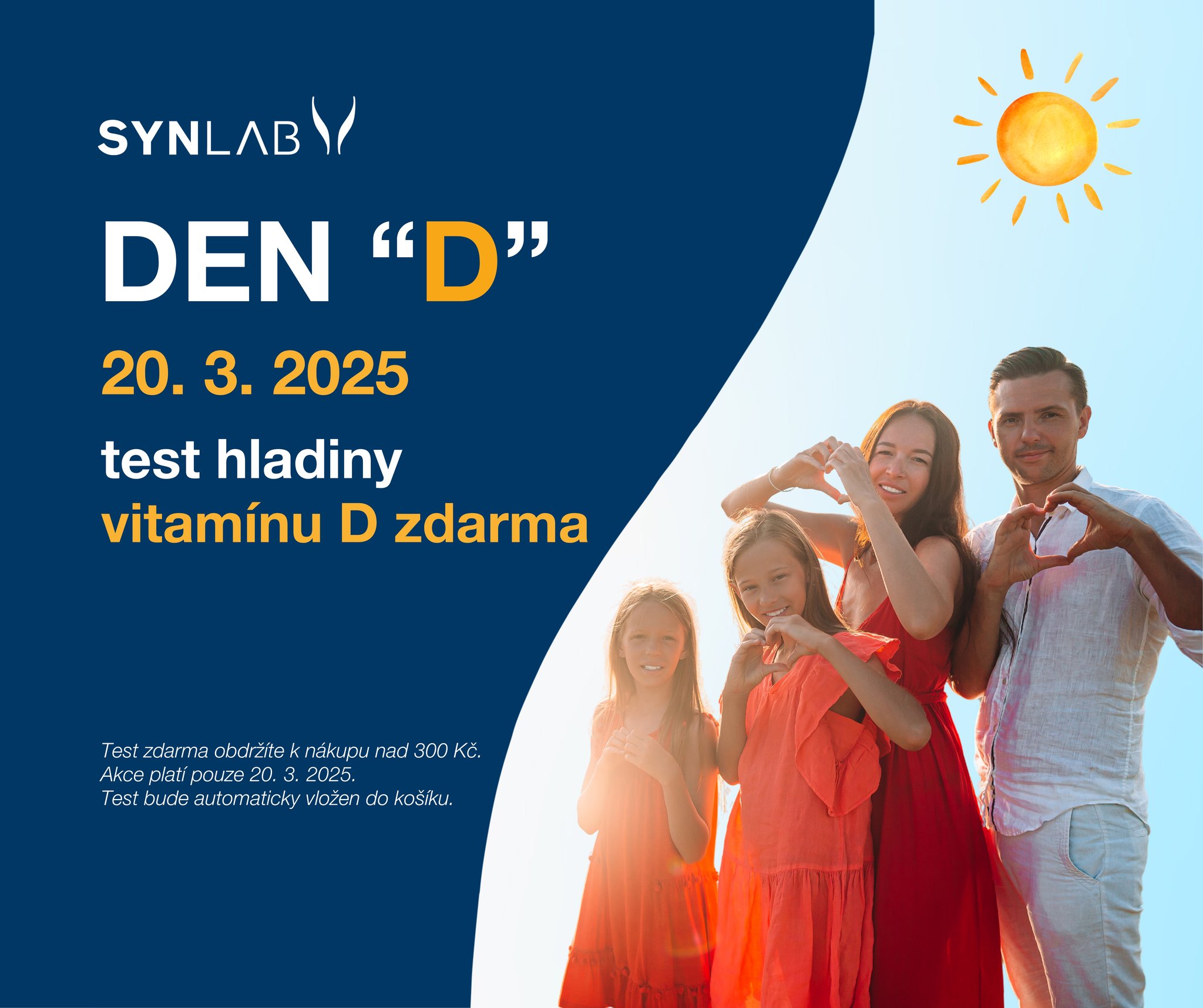 SYNLAB - ☀️POUZE 20. 3. VITAMÍN D ZDARMA☀️ Získejte test v hodnotě 470 ...
