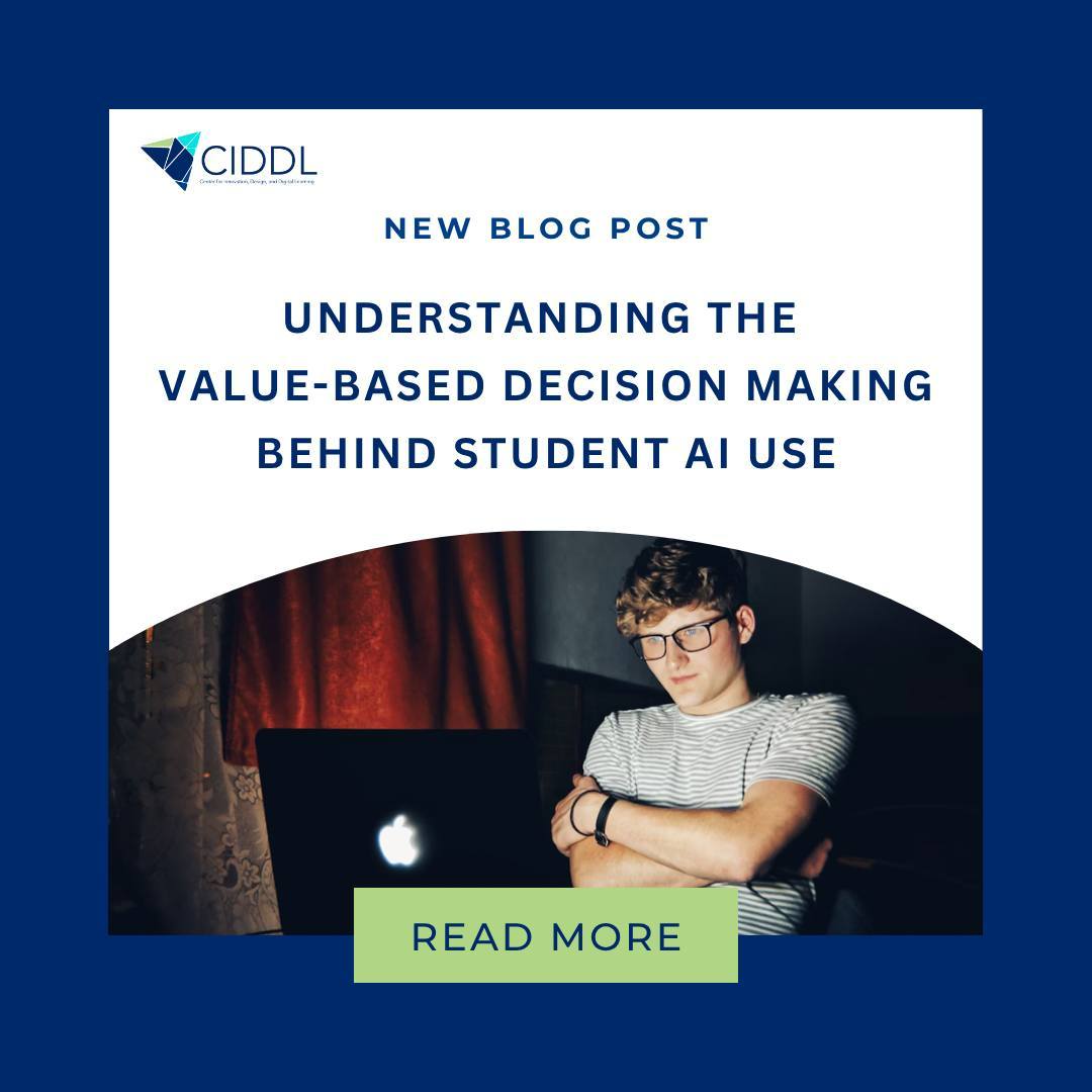 CIDDL - 🧠 Why do students turn to AI — and what values... | Facebook