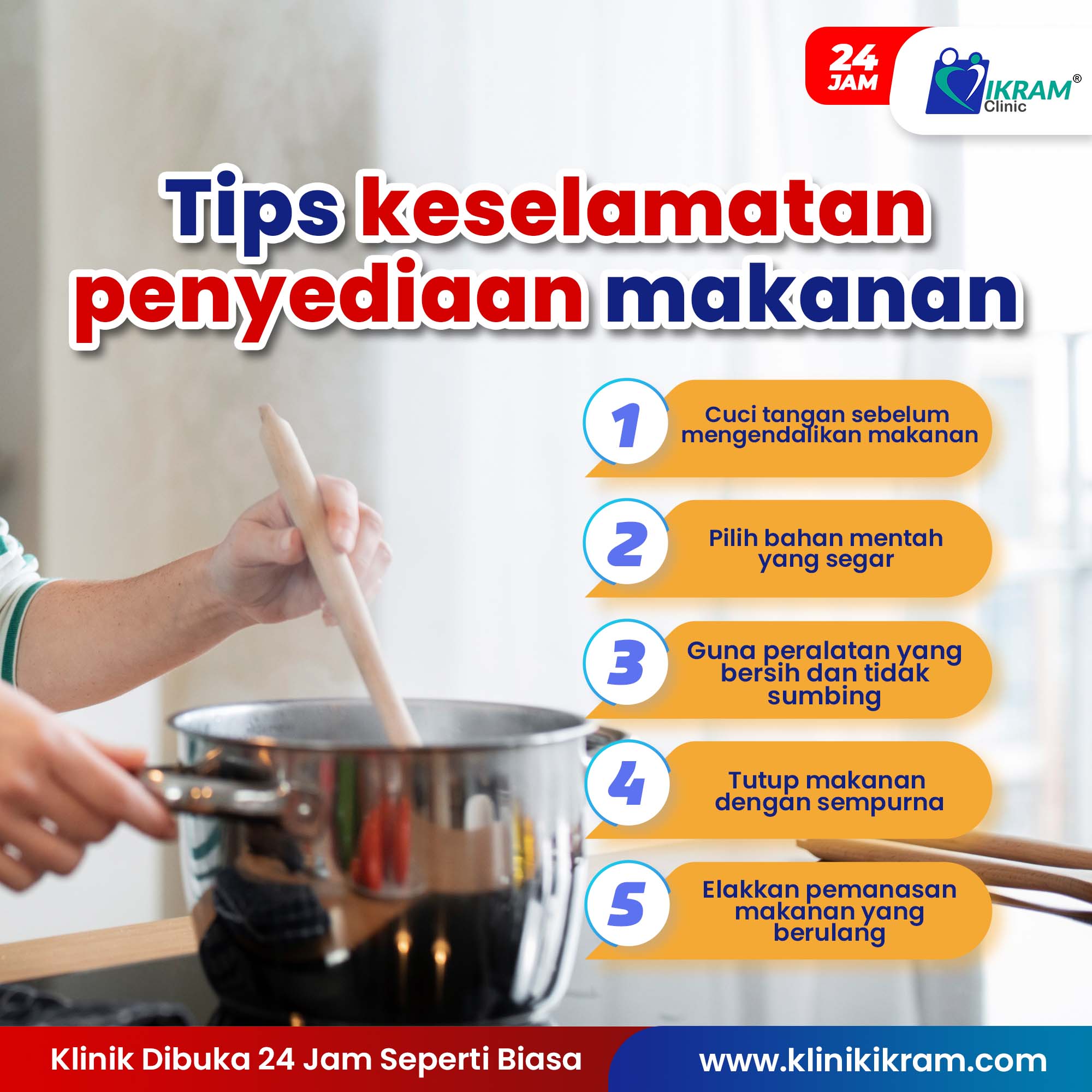 Klinik - TIPS KESELAMATAN PENYEDIAAN MAKANAN DI HARI RAYA 🌙 Selamat ...