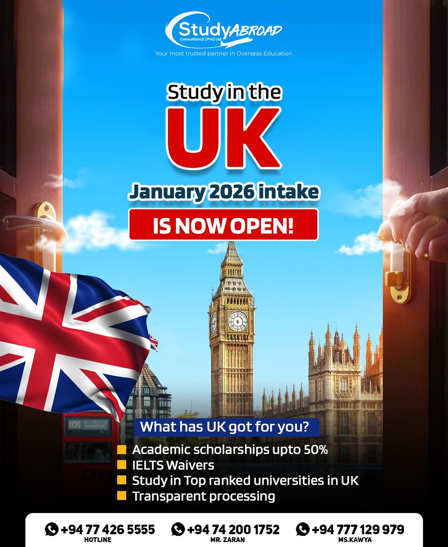 Study - Your Future Awaits in the UK! January 2026 intake is NOW OPEN 🎓 ...