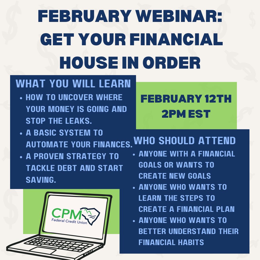CPM Federal Credit Union - Summerville - Join us on February 12th at 2 ...