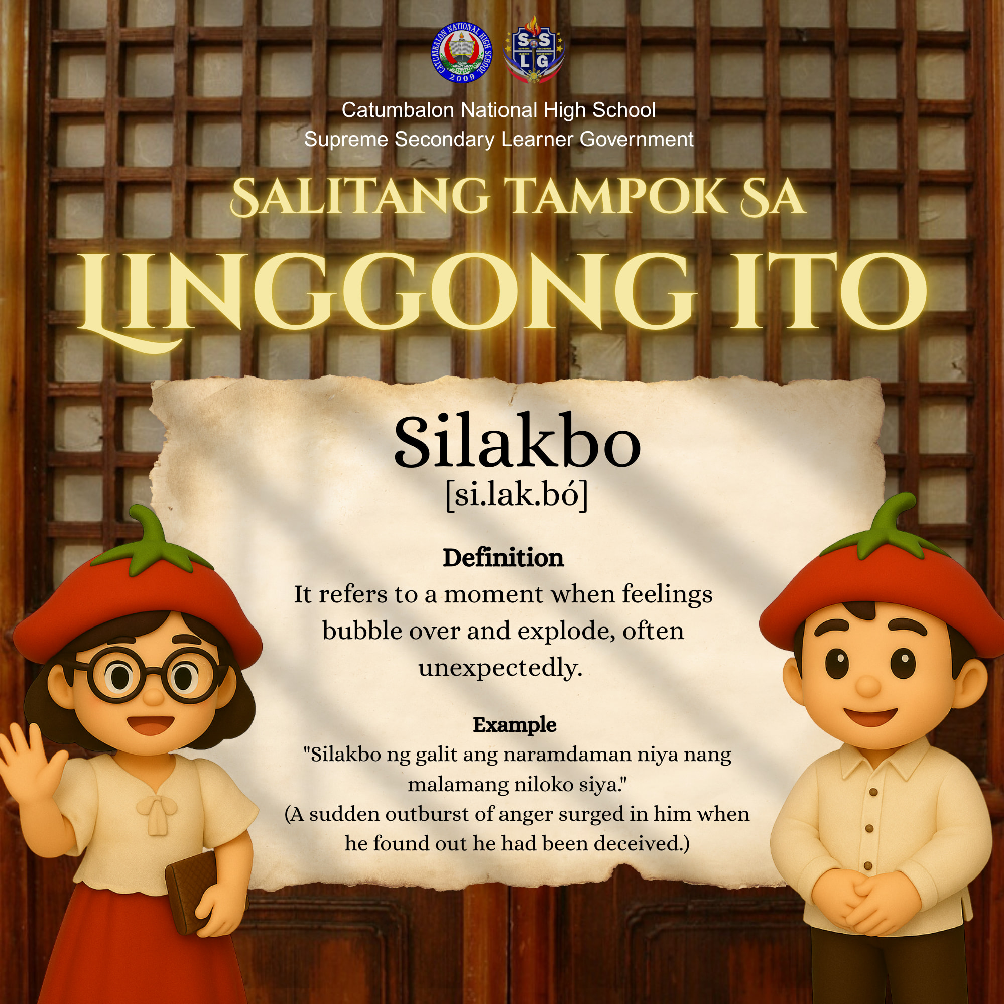 📝 Salita ng Linggo: Silakbo —... - Supremong Catumbal | Facebook