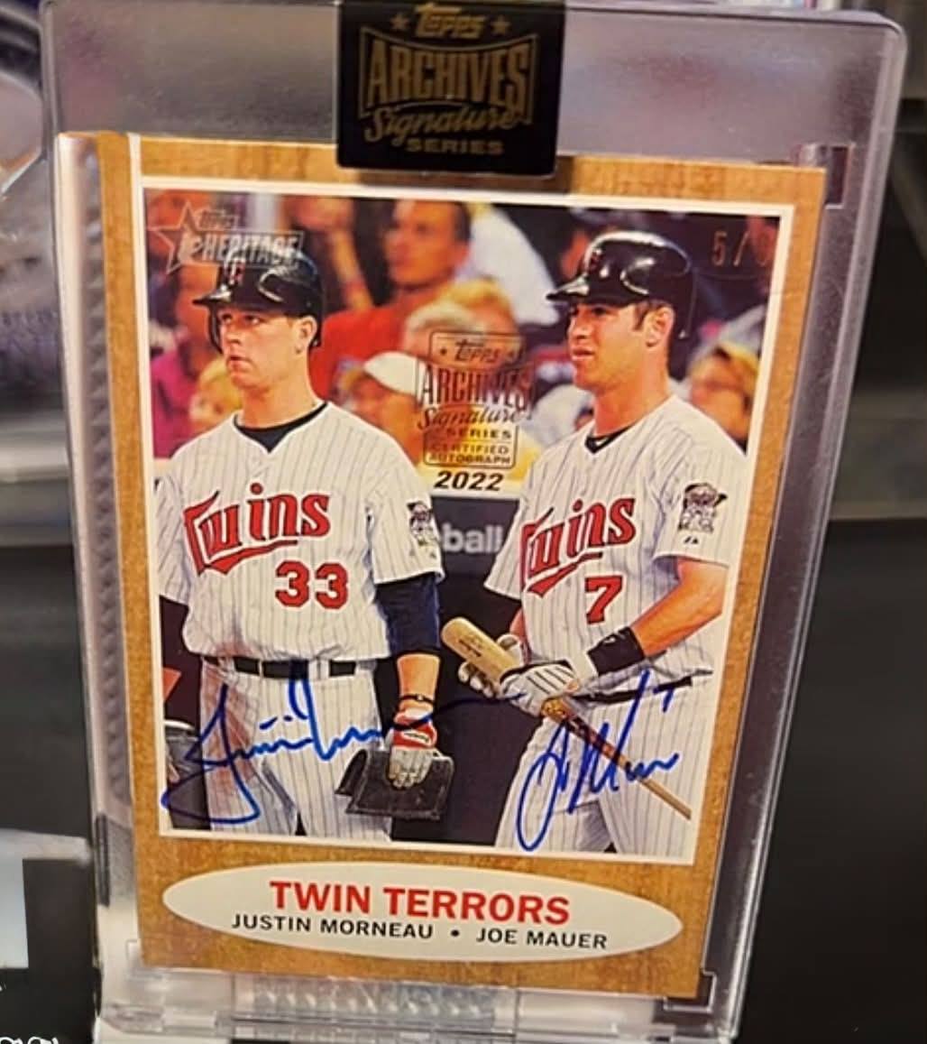 Can you identify this classic Twins baseball card?