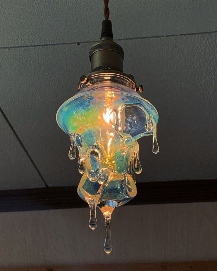 There's a take on glass lamps worth some time. Melting lamps by