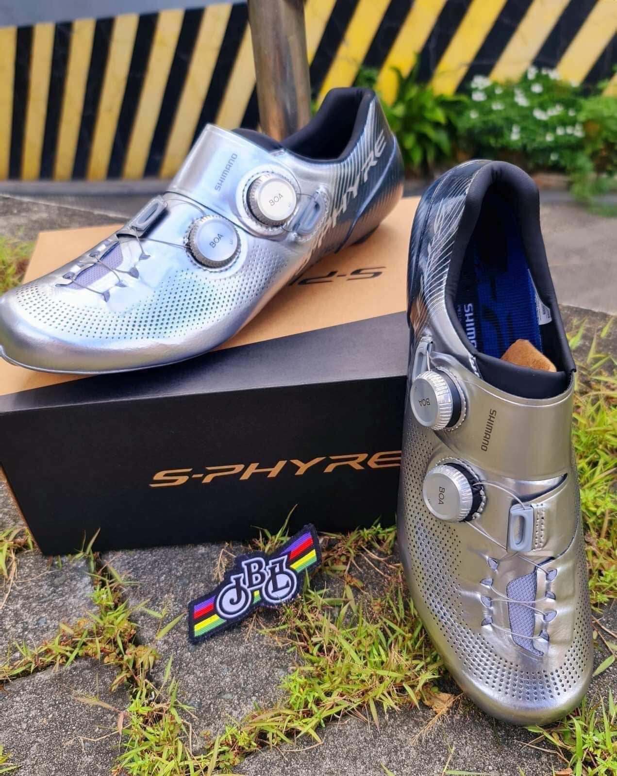Shimano S-Phyre RC903S silver road shoe