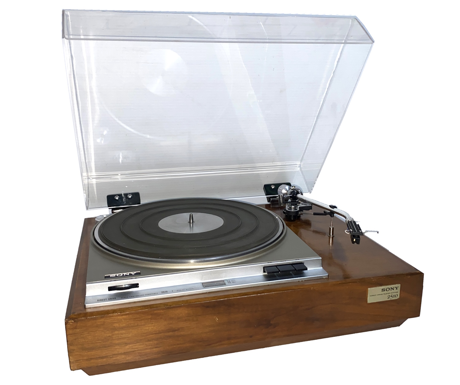1971 Sony PS-2510 turntable with Nagaoka MP-200 cart and MP-500 stylus