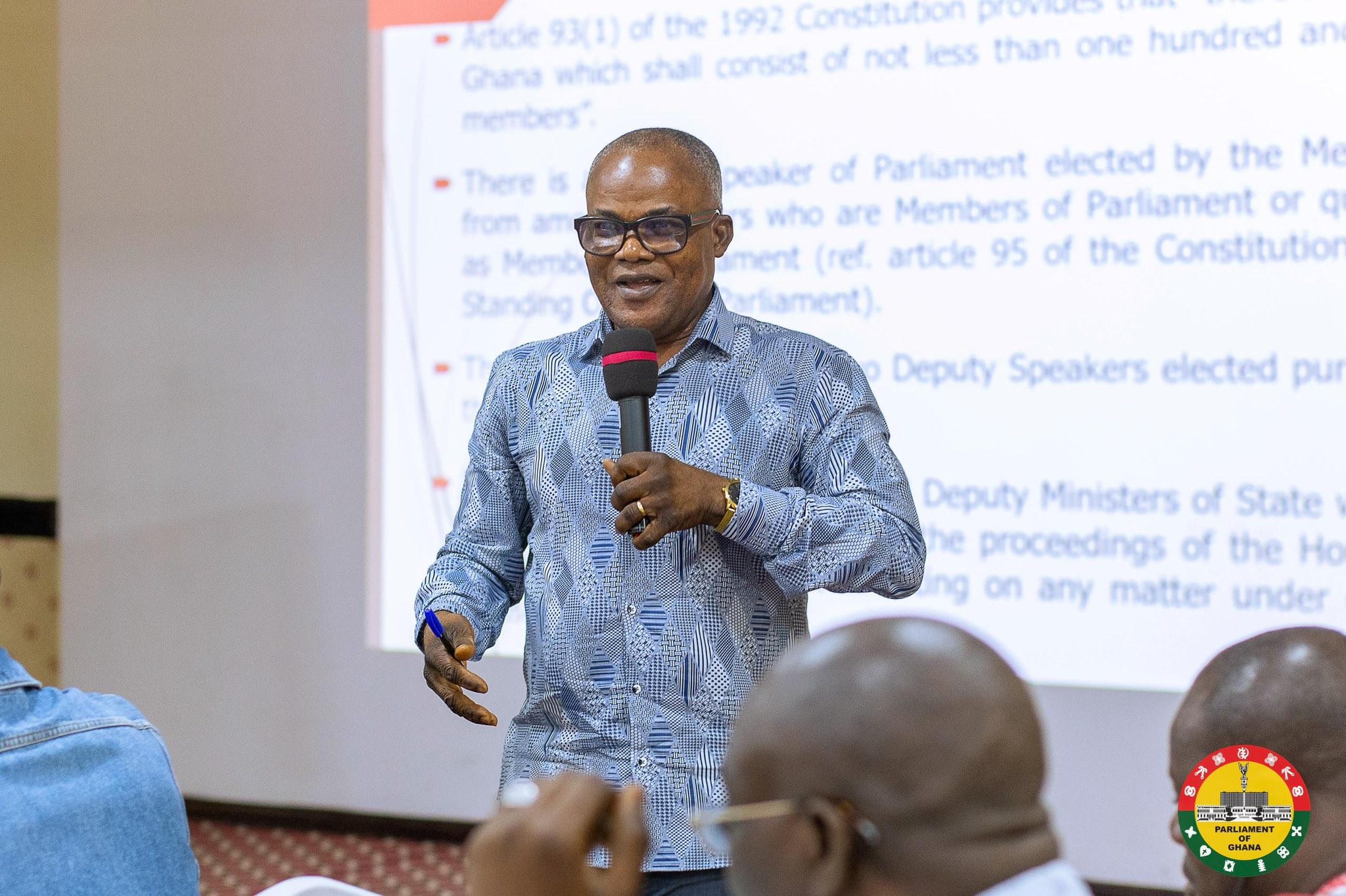 AMPLIFY WORKS OF PARLIAMENT IN... - Parliament of Ghana | Facebook