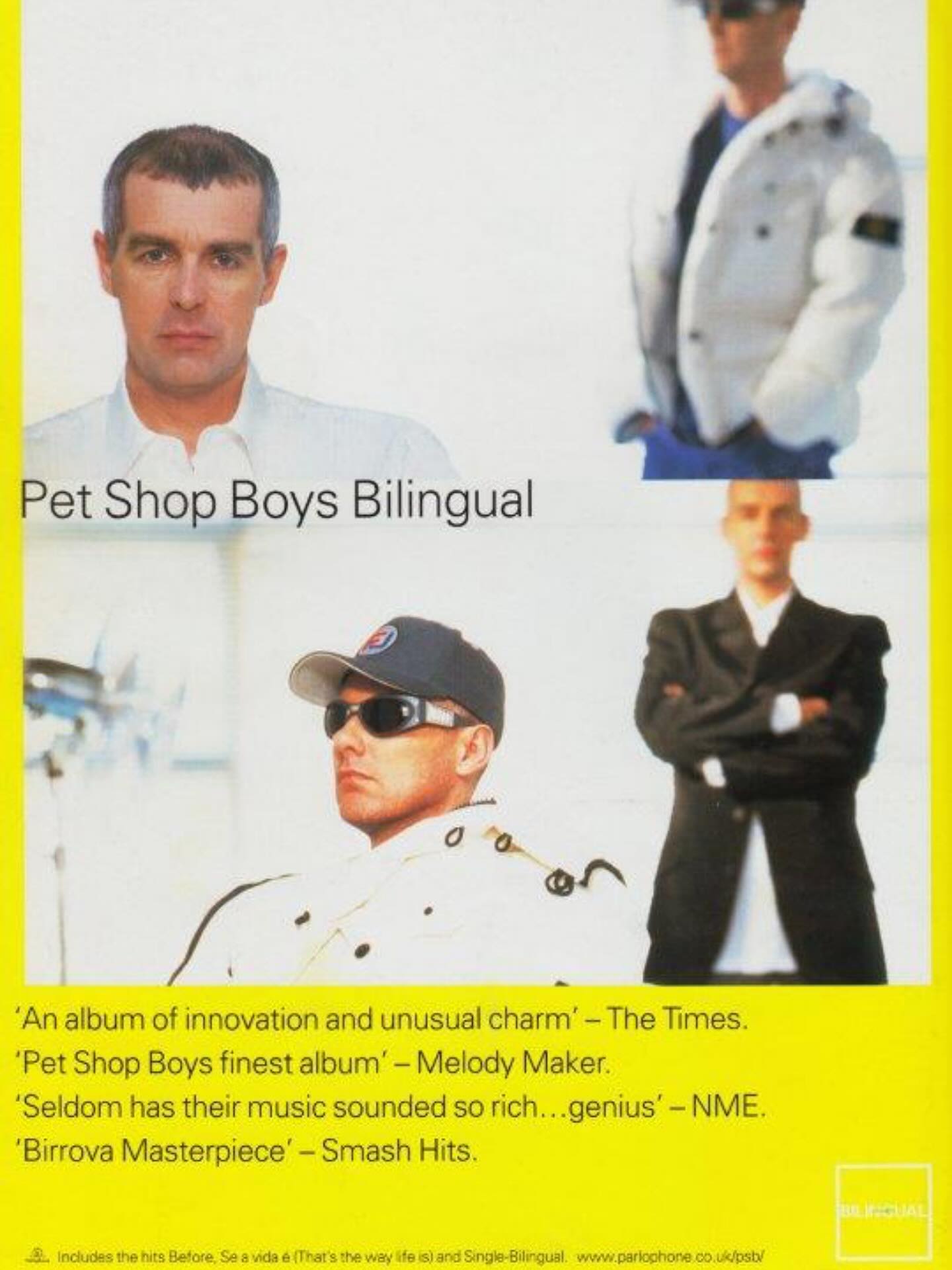 Pet Shop Boys released 'Bilingual' 29 years ago on September 2, 1996.