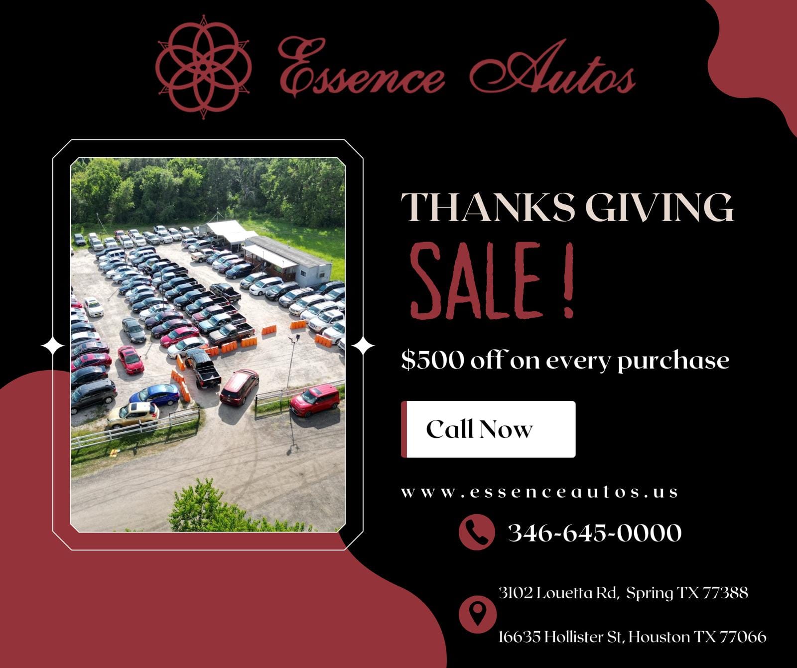 Essence Events | Spring TX