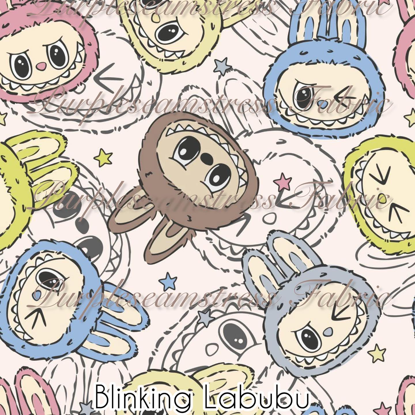Purpleseamstress - “Blinking Labubu” 💖Ready to print and available on ...