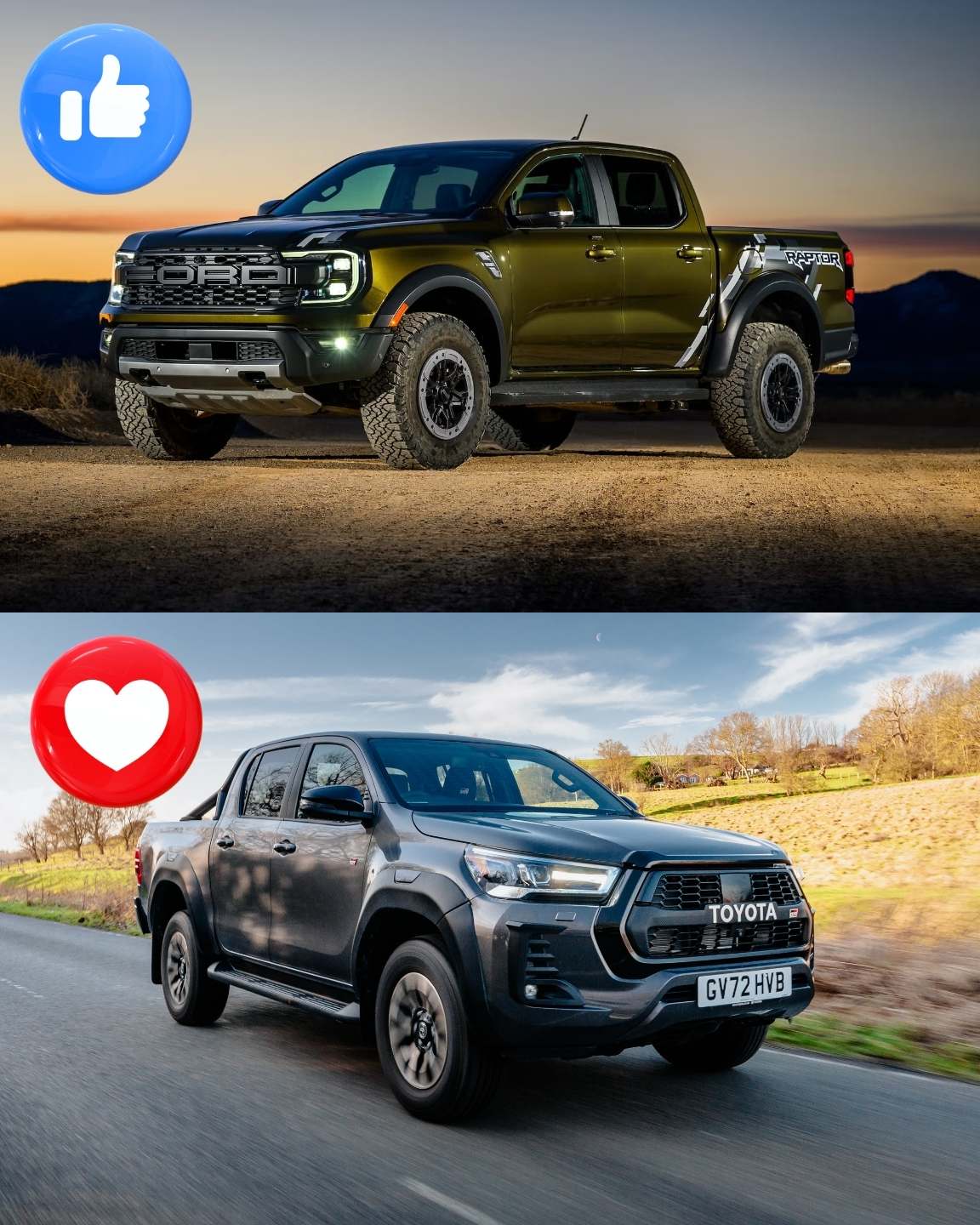 Auto Freak - Ford Ranger Raptor vs Toyota Hilux GR Sport –... | Facebook