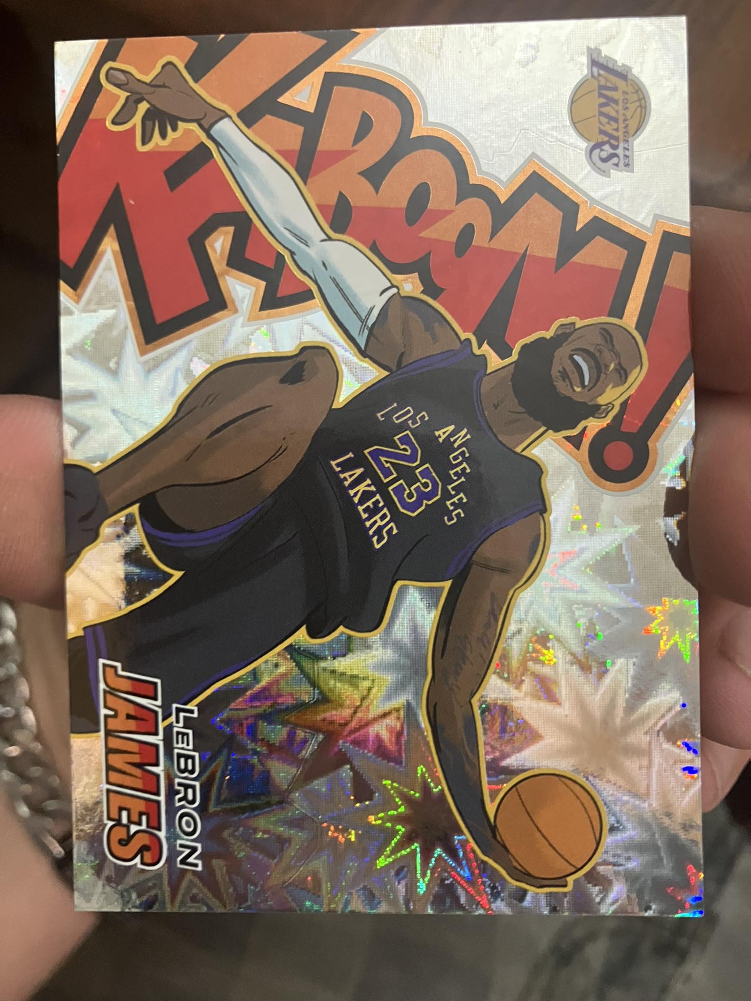 LeBron James Ruby Kaboom Card (Rare!)