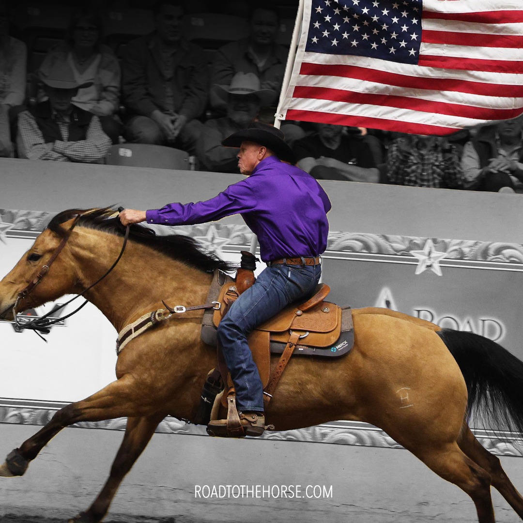 Proud of the red, white & blue! #rtth... - Road to the Horse | Facebook