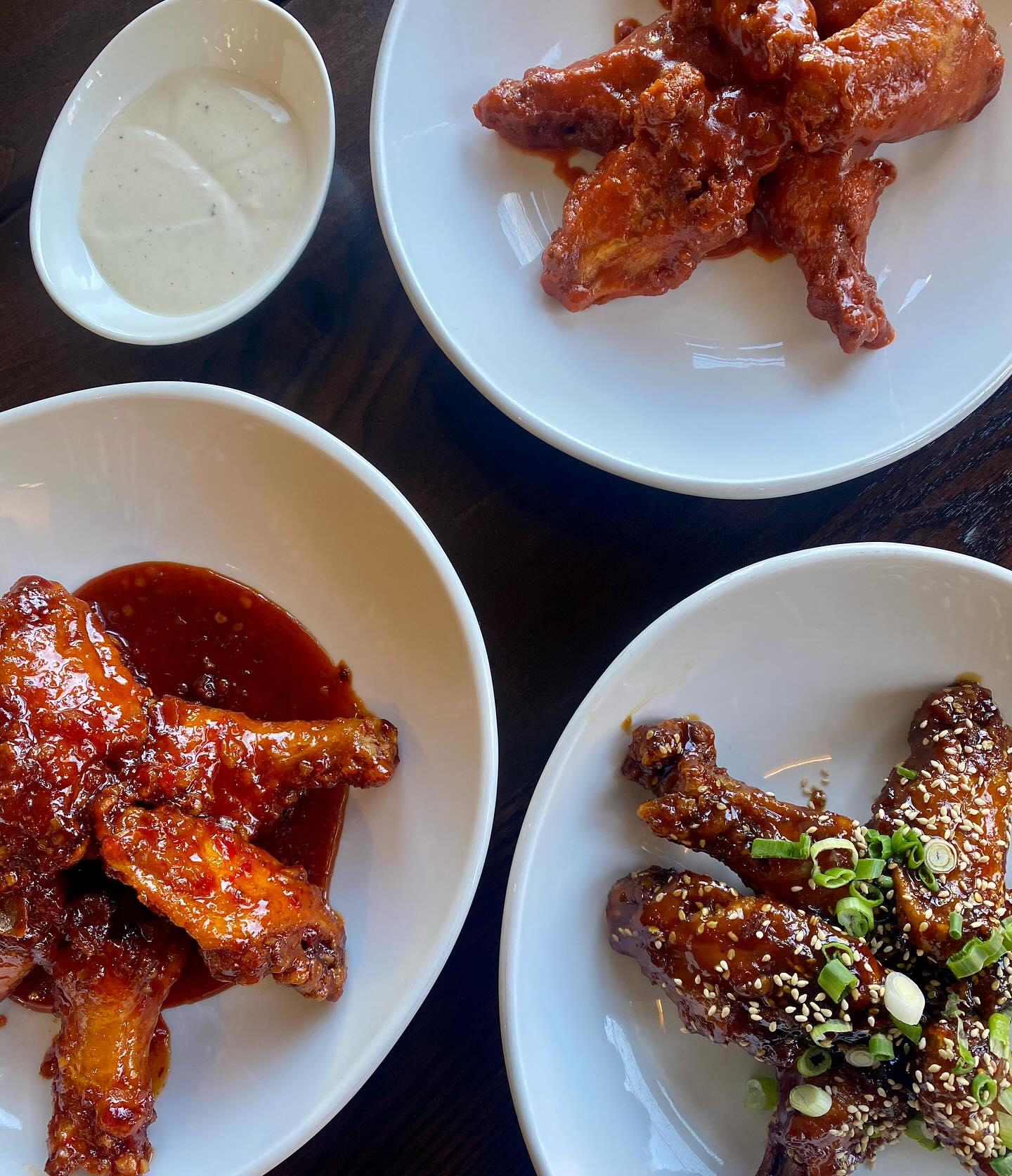 Kanji OTR - Meet our Korean fried chicken wing sauces! • Sweet soy ...