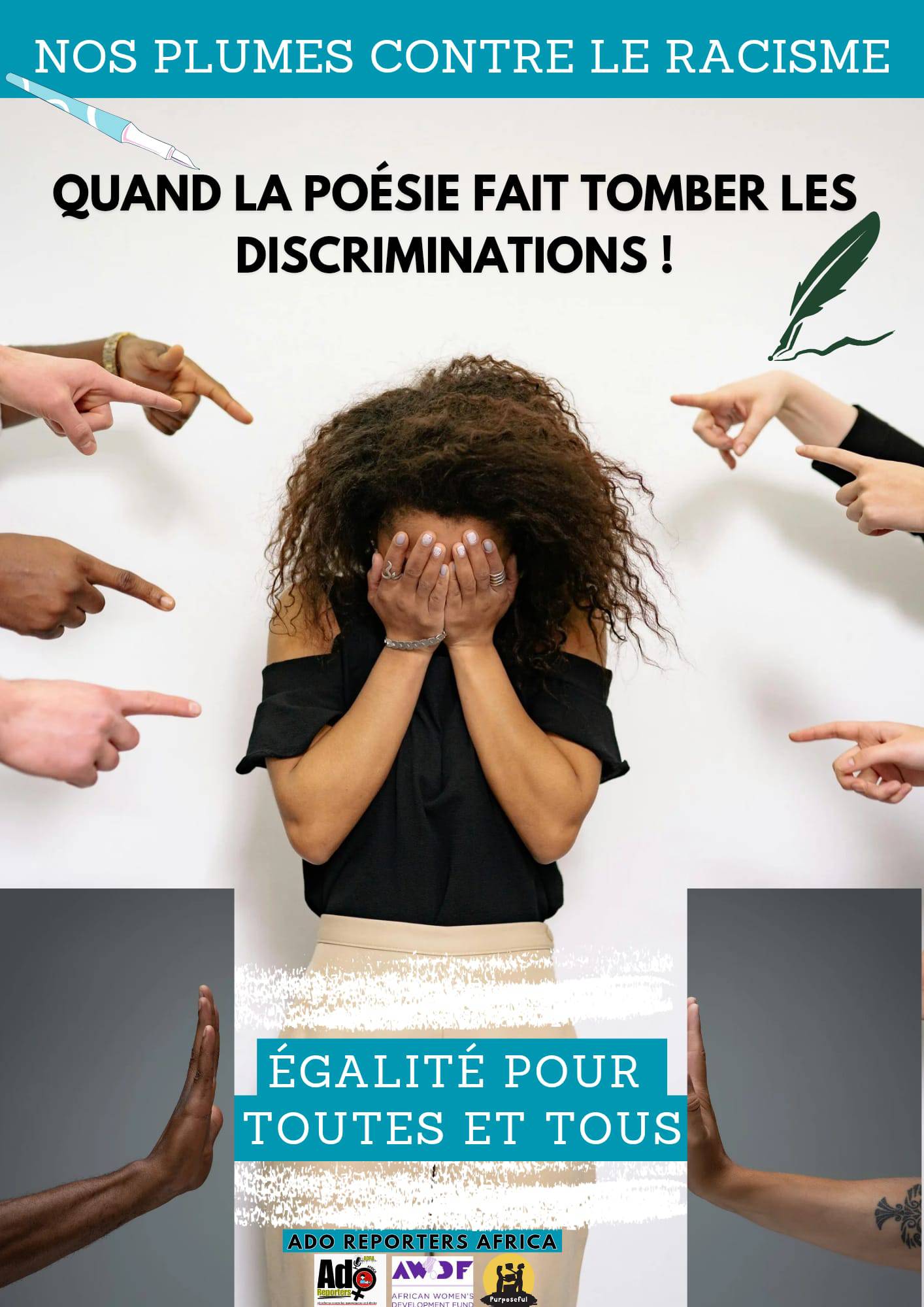 Ado - ️🔥 NOS PLUMES CONTRE LE RACISME : QUAND LA POÉSIE FAIT TOMBER LES ...