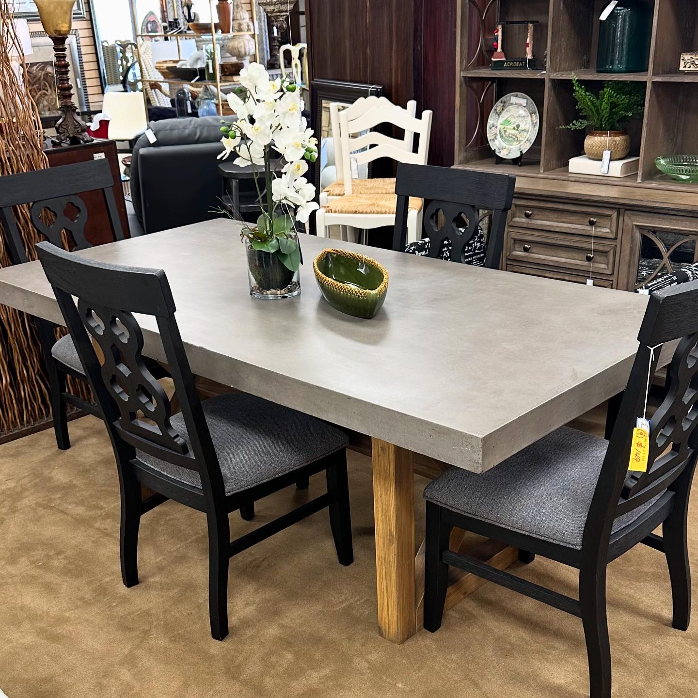 Main - Concrete Top Dining Table $599 78.5”x39”x30” Tall Email photos ...