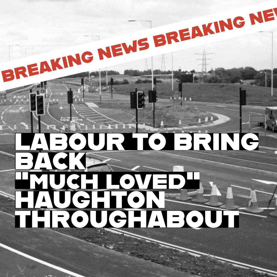 Darlington - 🚨 BREAKING: LABOUR BRINGS BACK THE HAUGHTON THROUGABOUT! 🚨 ...