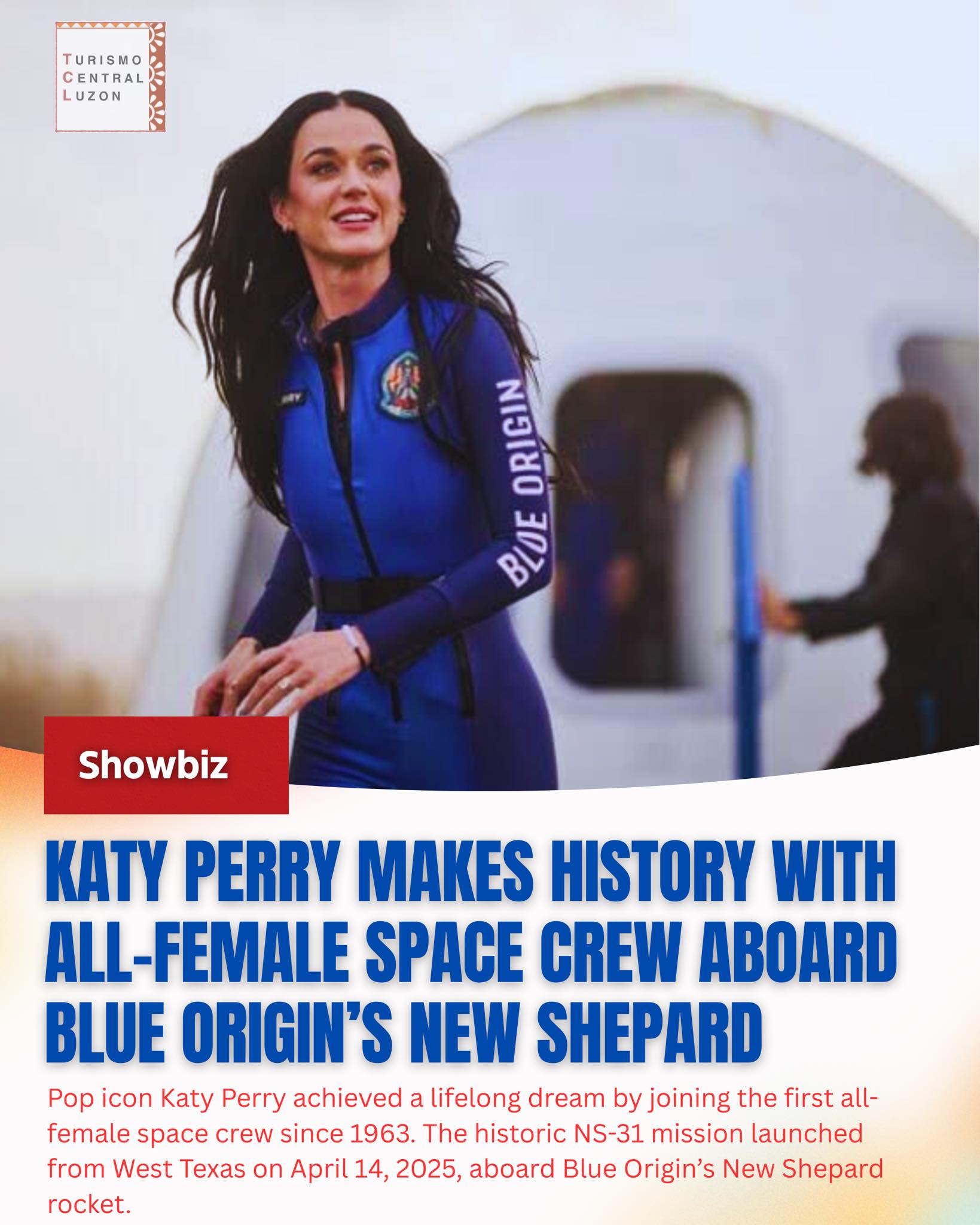 Turismo - KATY PERRY MAKES HISTORY WITH ALL-FEMALE SPACE CREW ABOARD ...