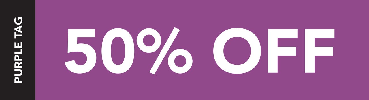 Goodwill - The color of the week is PURPLE. Take 50% off all items with ...