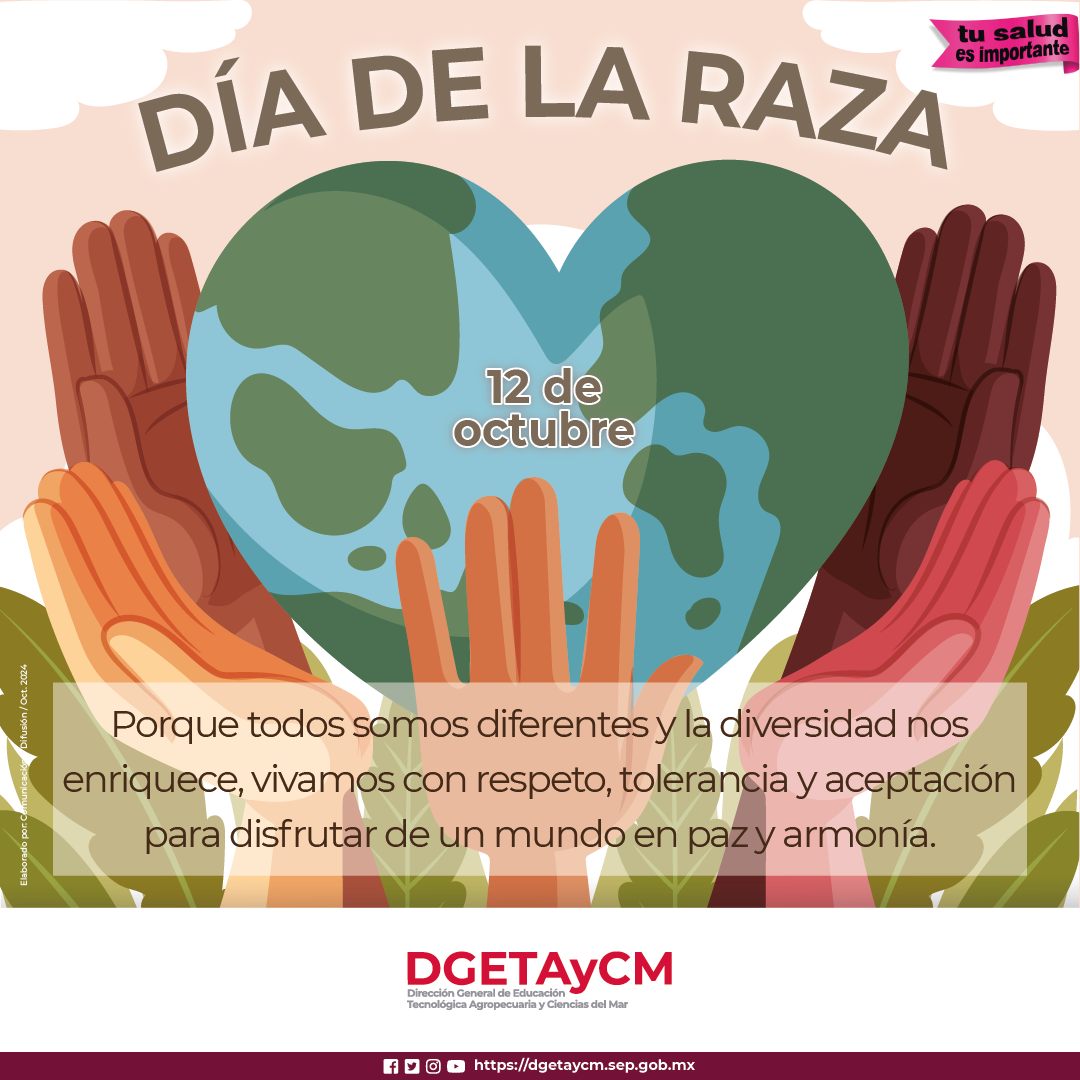 Cet - 12 de octubre, Día de la Raza. Por que todos somos diferentes y ...