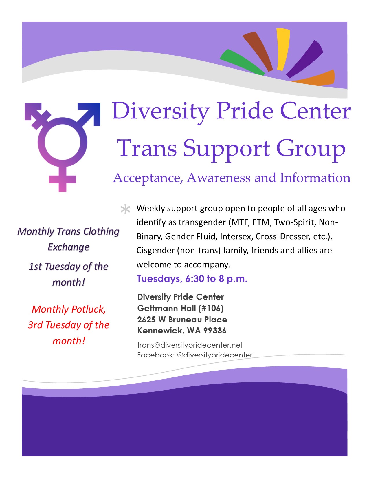 Diversity Pride Center Trans Support Group