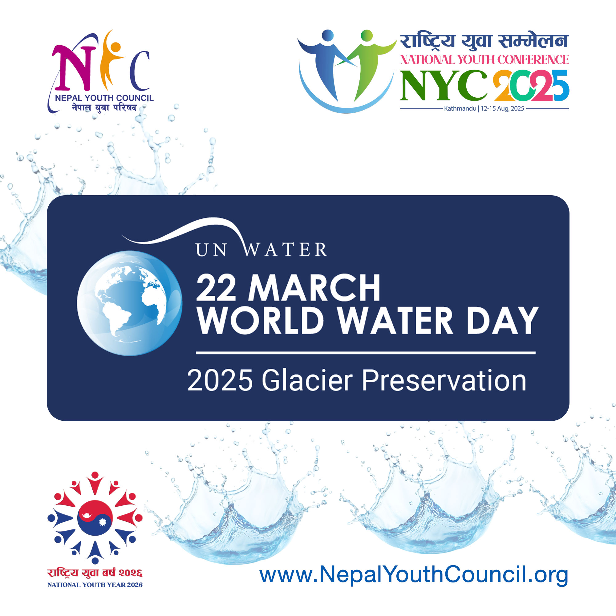 Nepal Youth Council - नेपाल युवा परिषद - 🌊 Happy UN World Water Day ...