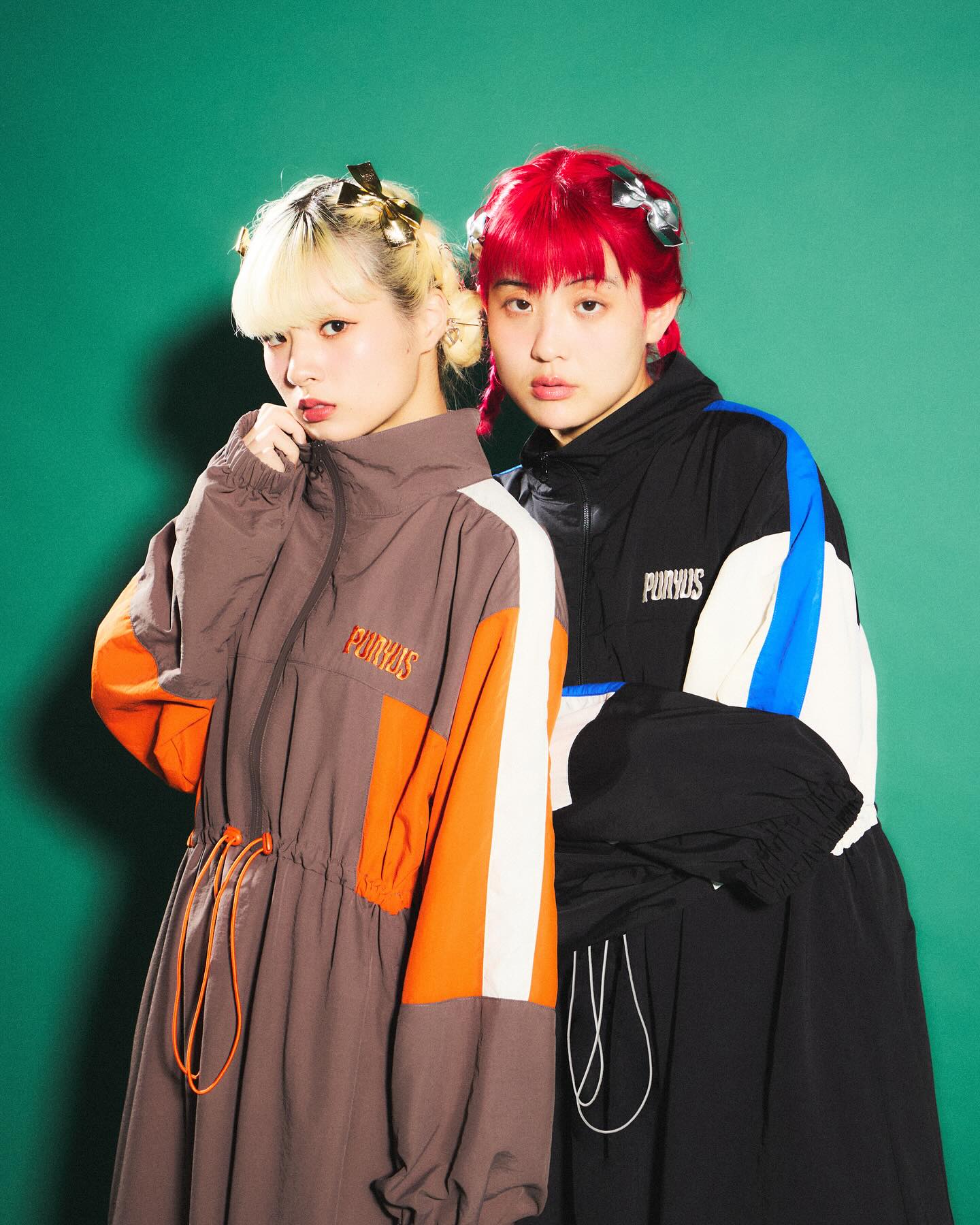 Switch Nylon Dress 8,800jpy < model:165cm size:①、168cm size:③ 