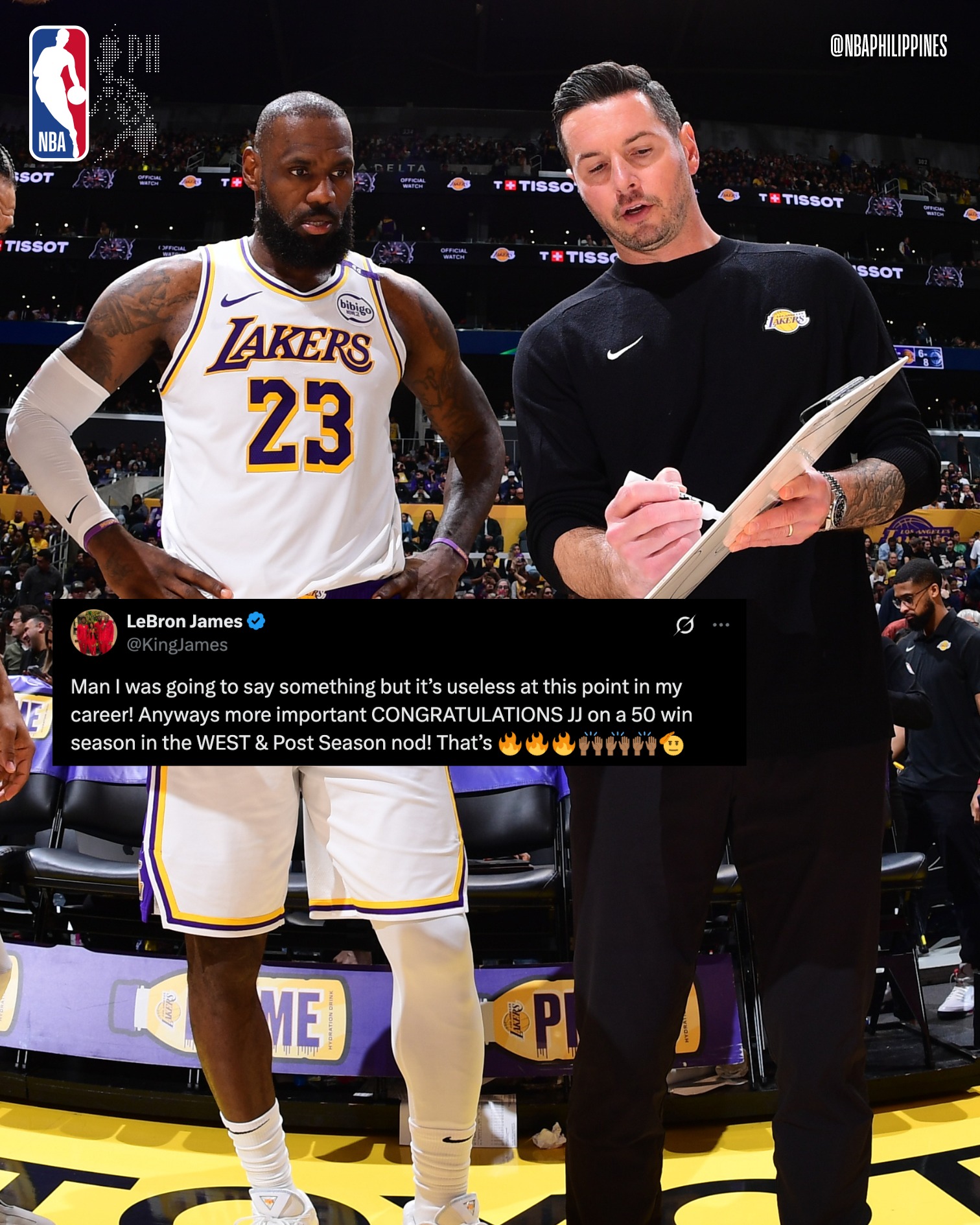NBA Philippines - Los Angeles Lakers clinch the #3 seed in the Western ...