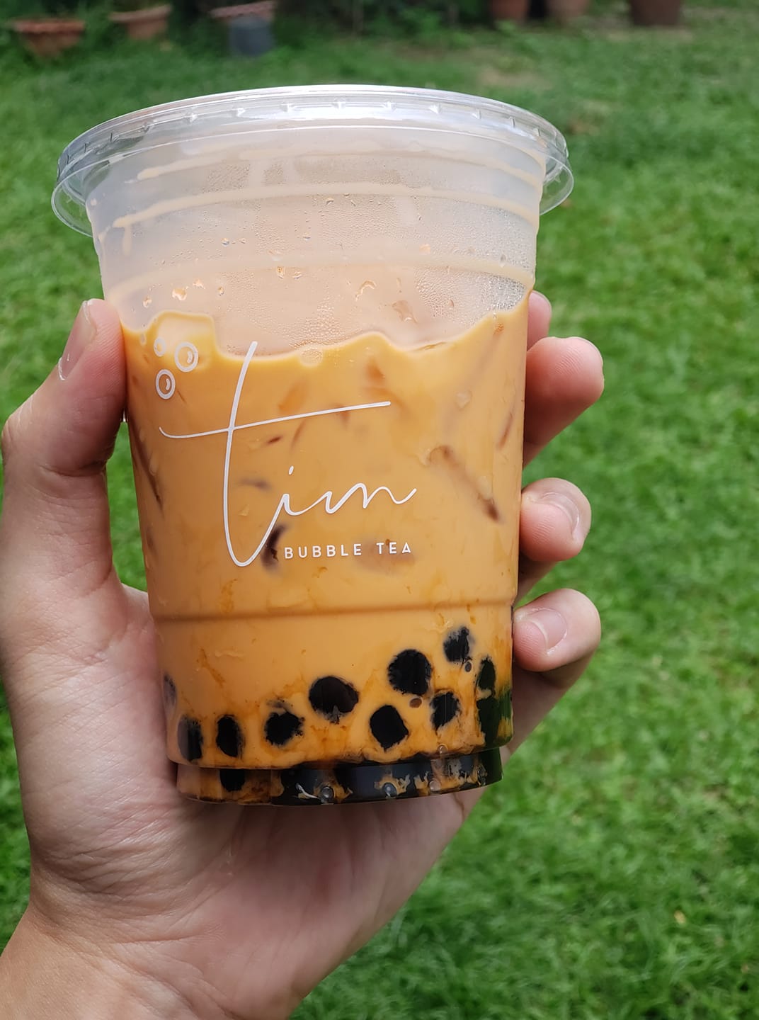 Tim - ชาาไทยย ไม่หวานมาก หอมใบชา (แอบกินไปหน่อยก่อนถ่าย) แก้วละ30 บาท ...