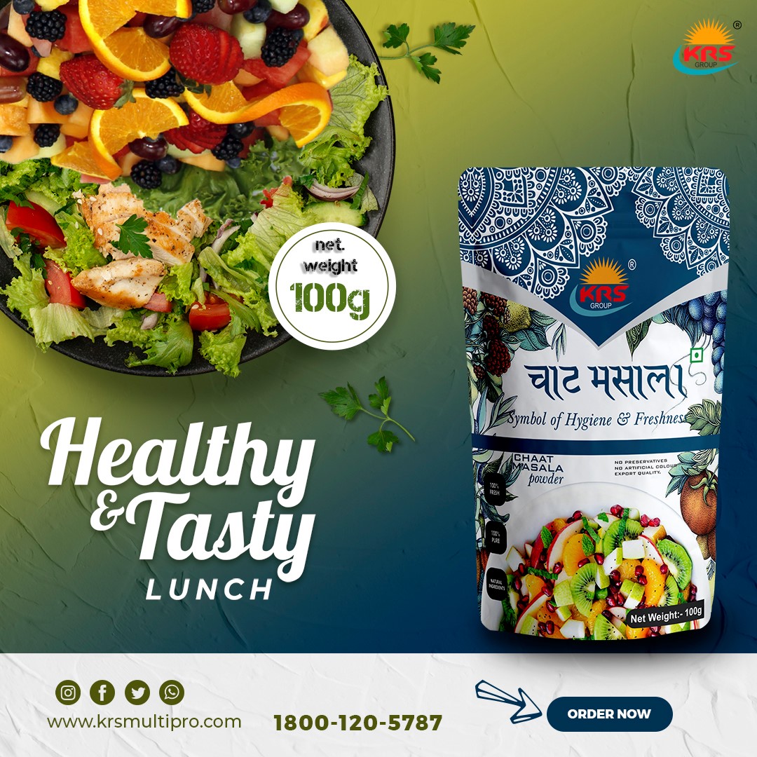 KRS Multipro - CHAAT MASALA POWDER ( Healthy & Tasty Lunch) # ...