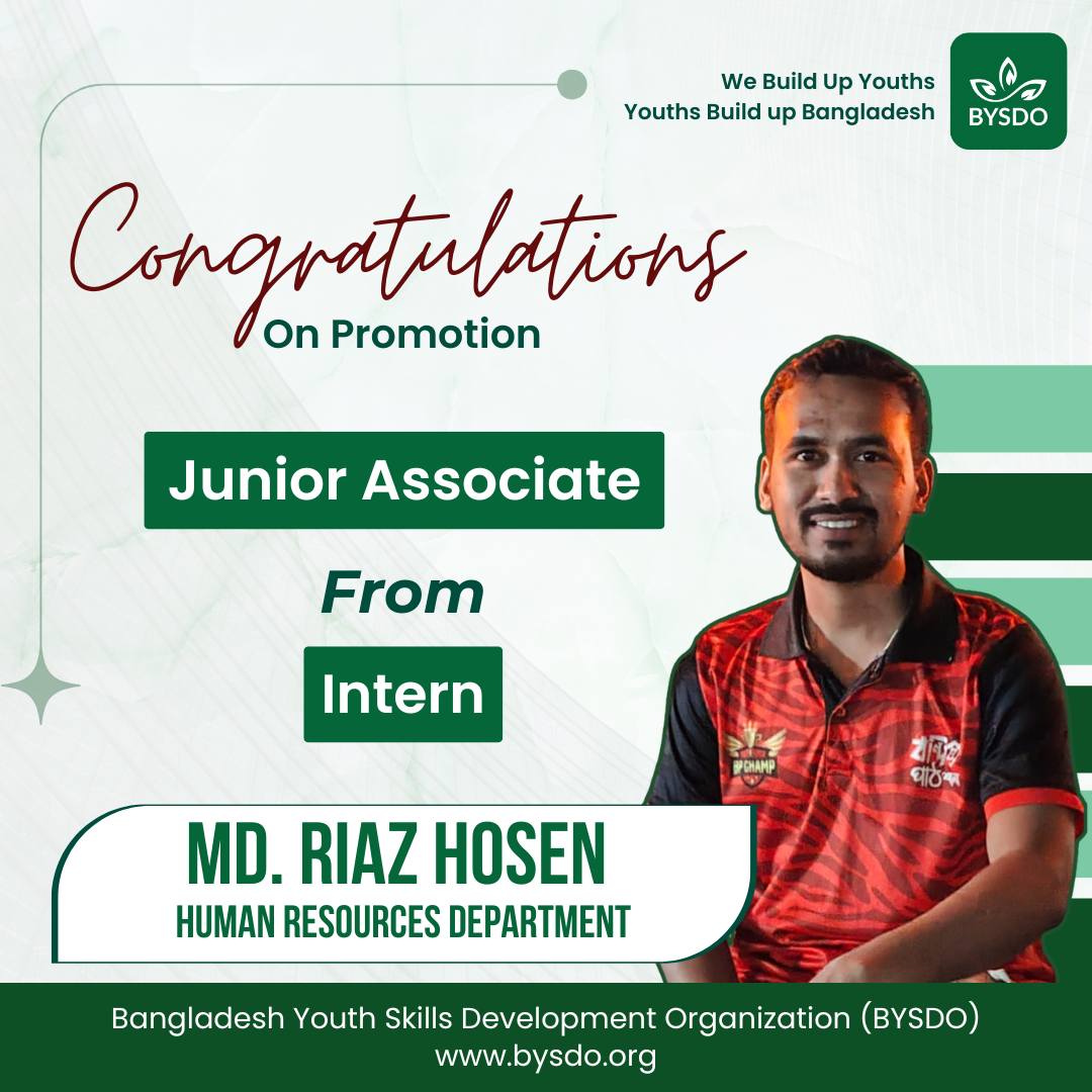Bangladesh - At BYSDO, we believe every step of growth is a celebration ...