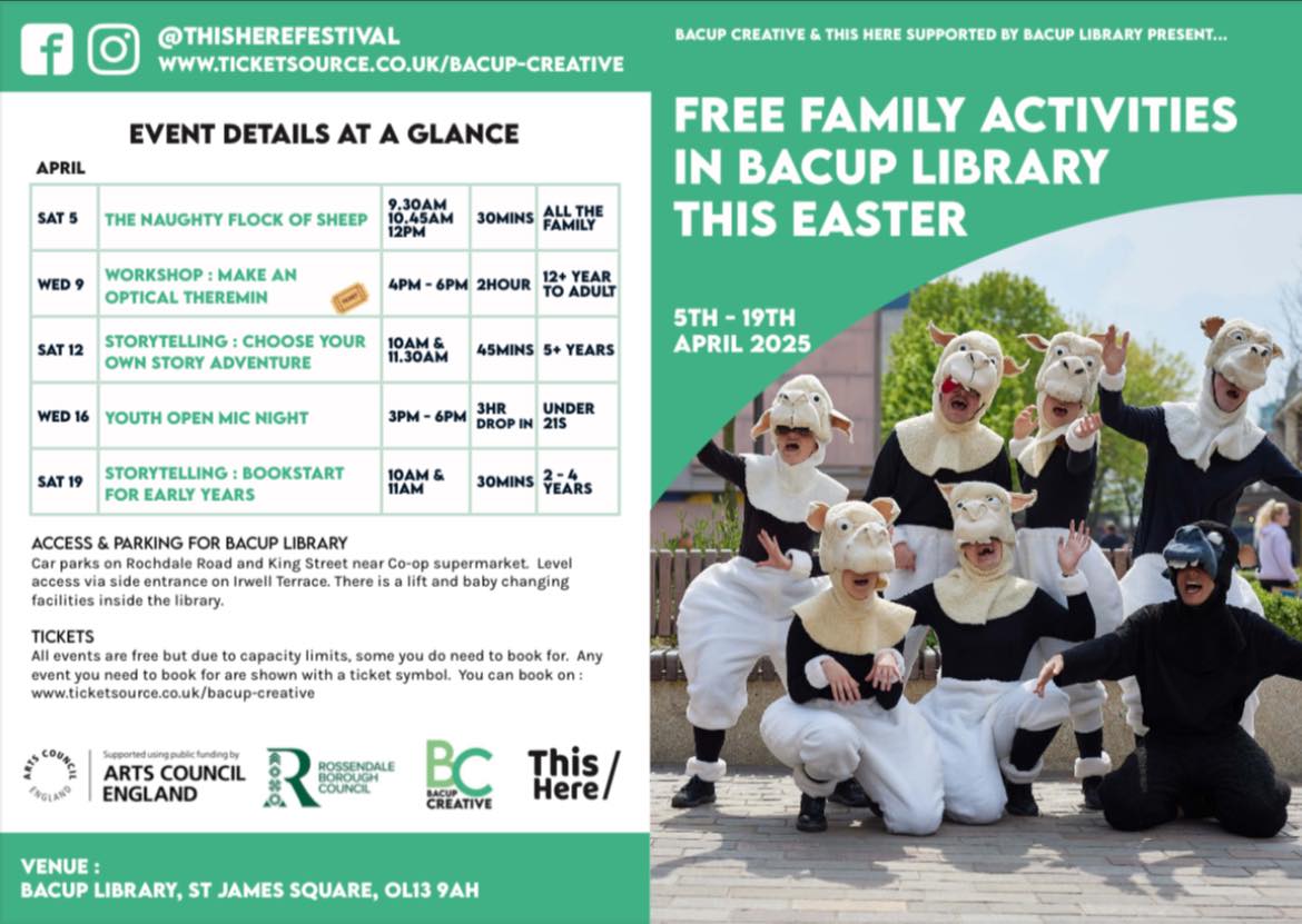 What's on Wednesday!📢 Head... - Rossendale Borough Council | Facebook