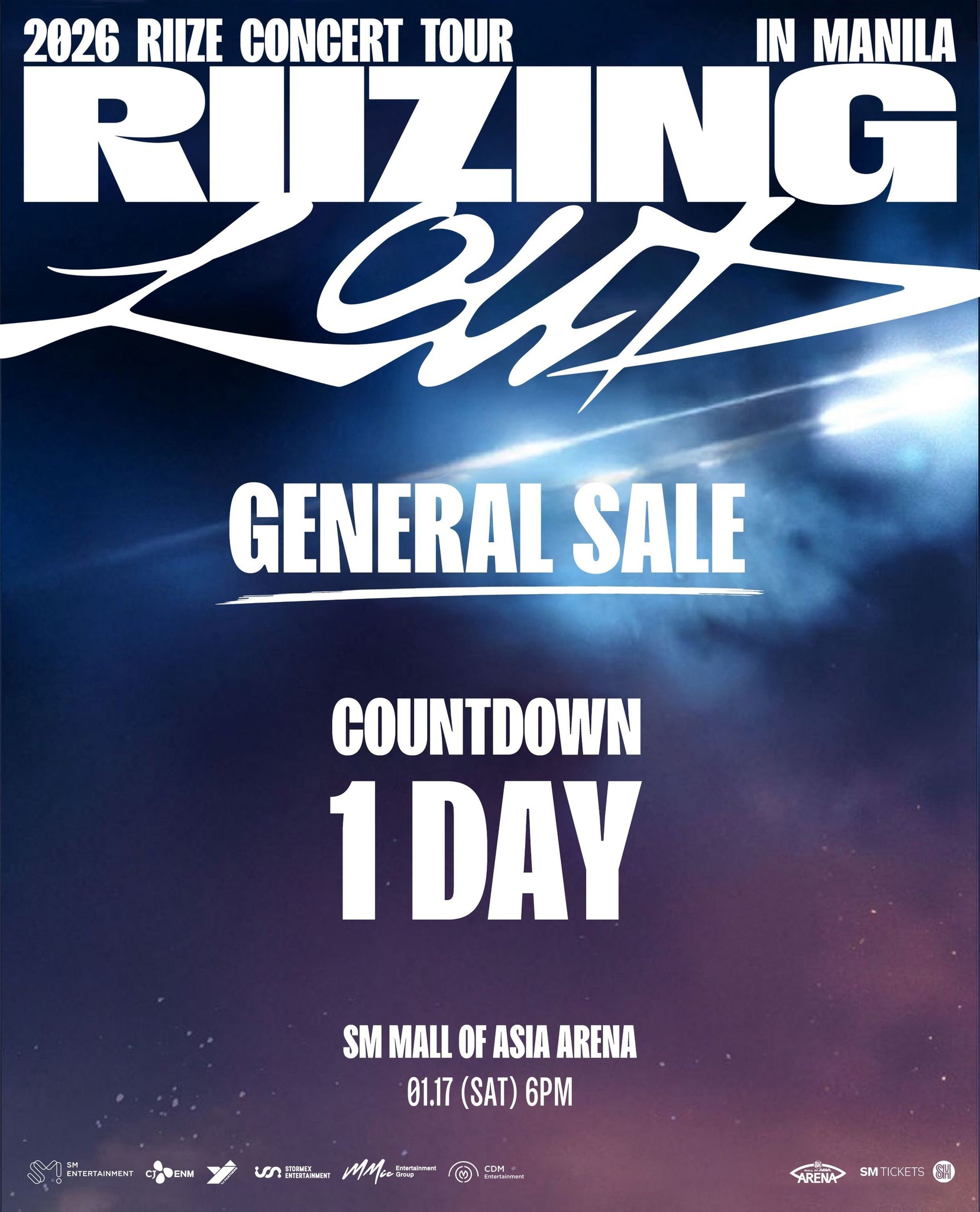 CDM - 2026 RIIZE CONCERT TOUR [RIIZING LOUD] IN MANILA 🚨 D-1 until the ...