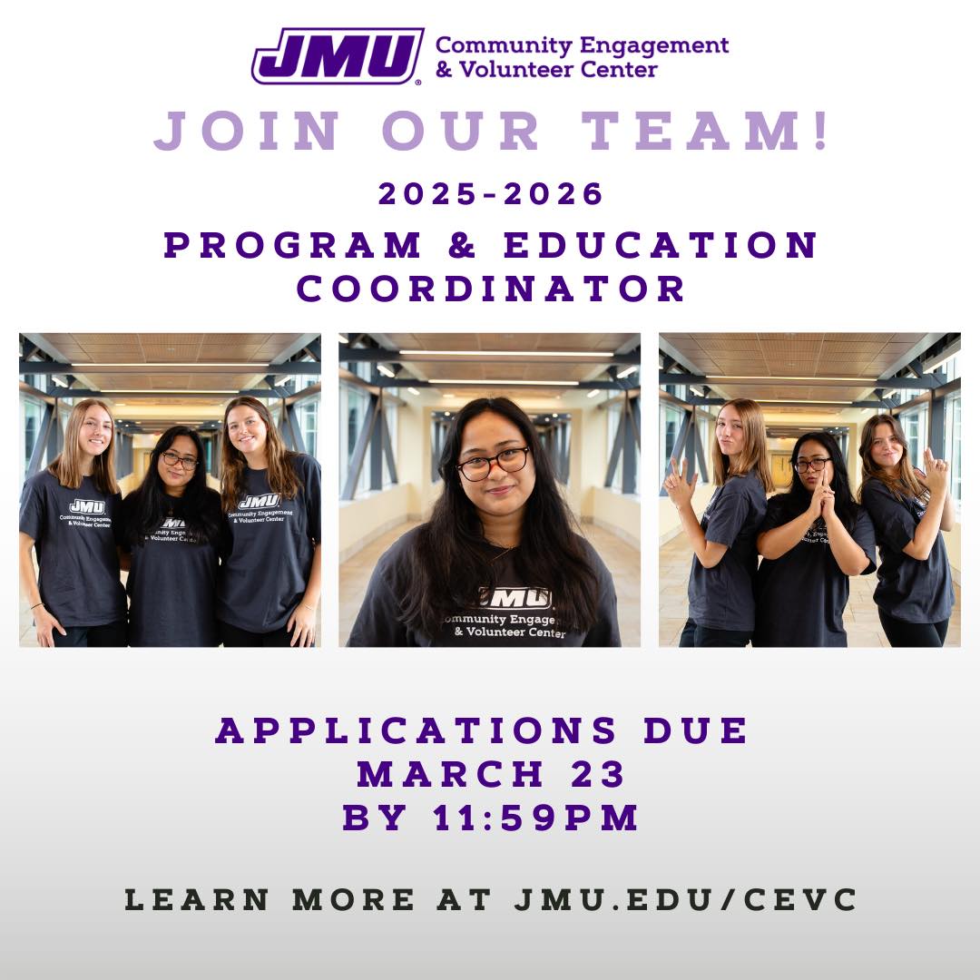 JMU Community Engagement & Volunteer Center | Harrisonburg VA