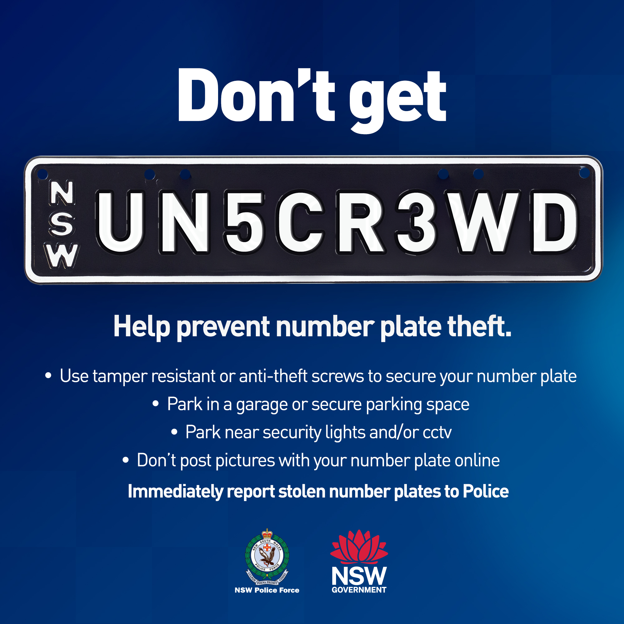 Tweed-Byron - SECURE YOUR NUMBER PLATES The theft of number plates is ...