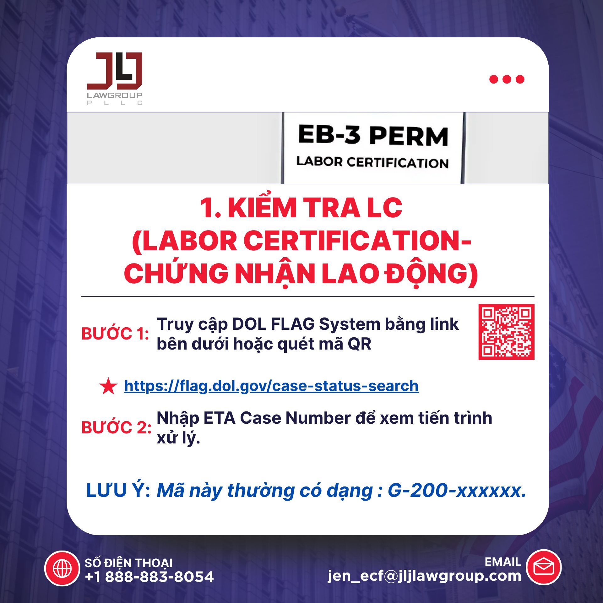Jennifer - 1️⃣ Kiểm tra LC (Labor Certification - Chứng nhận Lao động ...