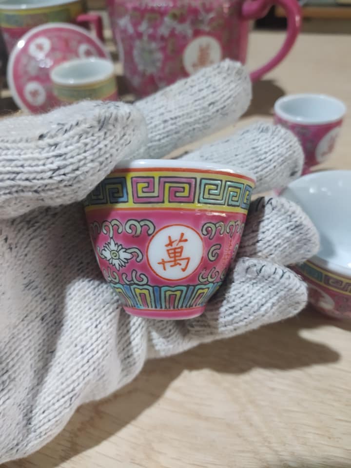 古董中国景德镇萬壽無疆茶具🍵 收藏齐全寻找有缘人🤔 有兴趣请PM我