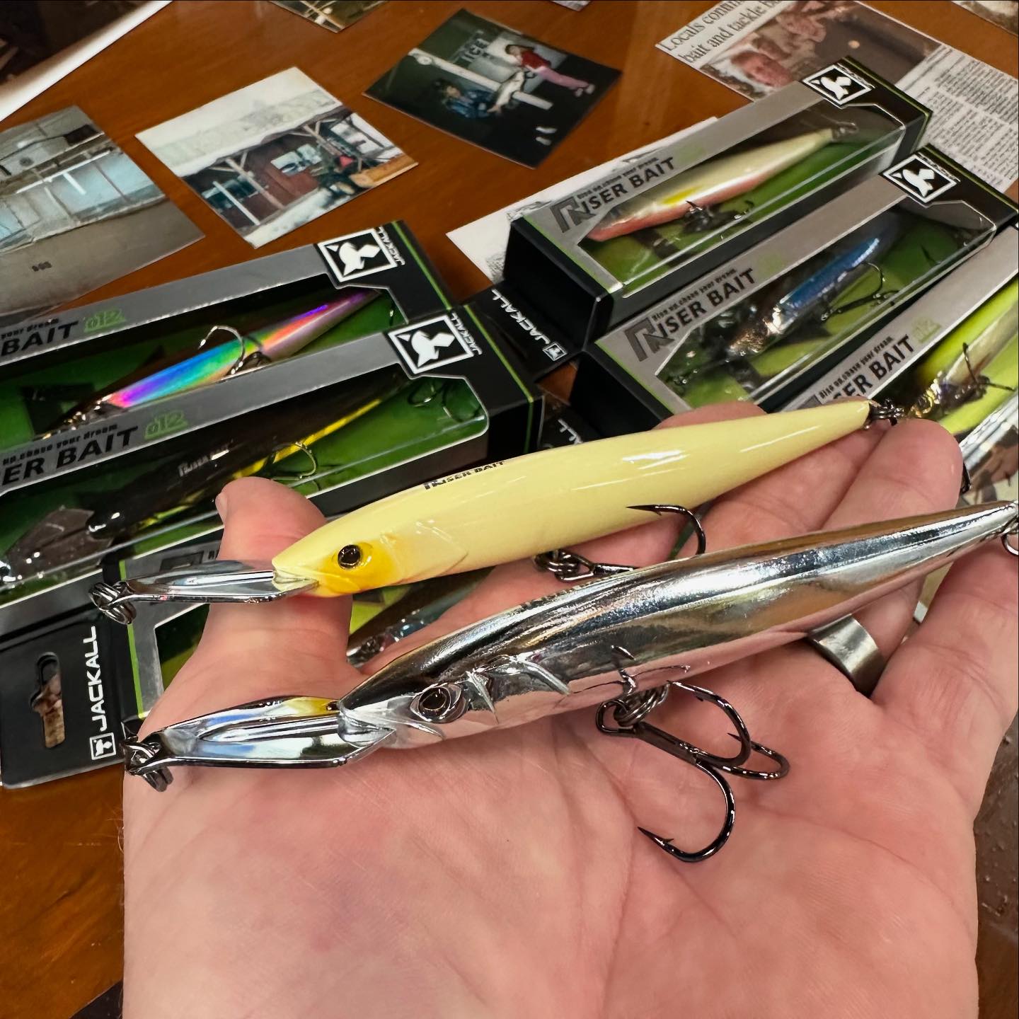 antique arbogast fishing lure Fred 5/8 oz ARBO-GASTER • LUMINOUS YELLOW COACHDOG Bahamas Fly-Fishing Blog - series:PENN_Fathom Available in 4 colors. Color:California Heat