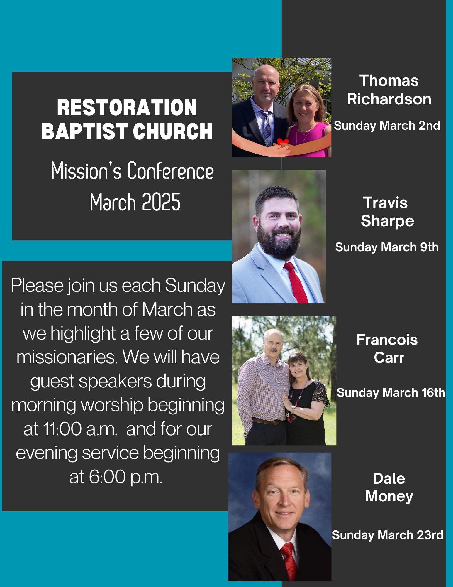Restoration Baptist Church | South Charleston WV
