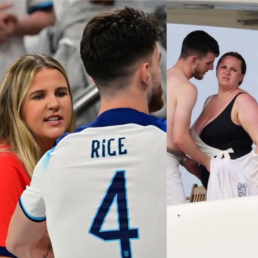 100% - Declan Rice defended his girlfriend as she took her Instagram ...