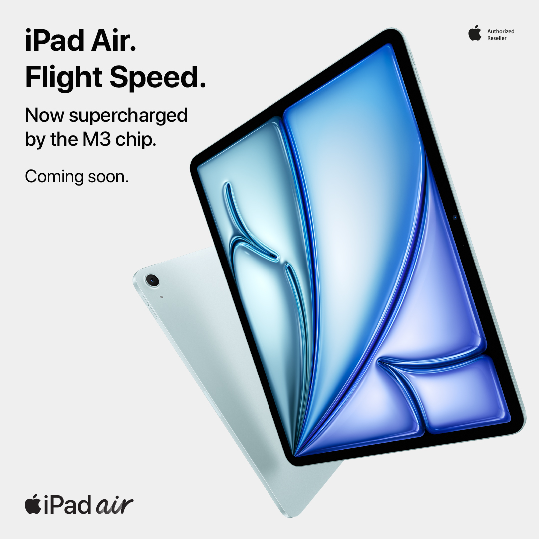 LuLu - Apple introduces iPad Air with powerful M3 chip. Coming soon to ...