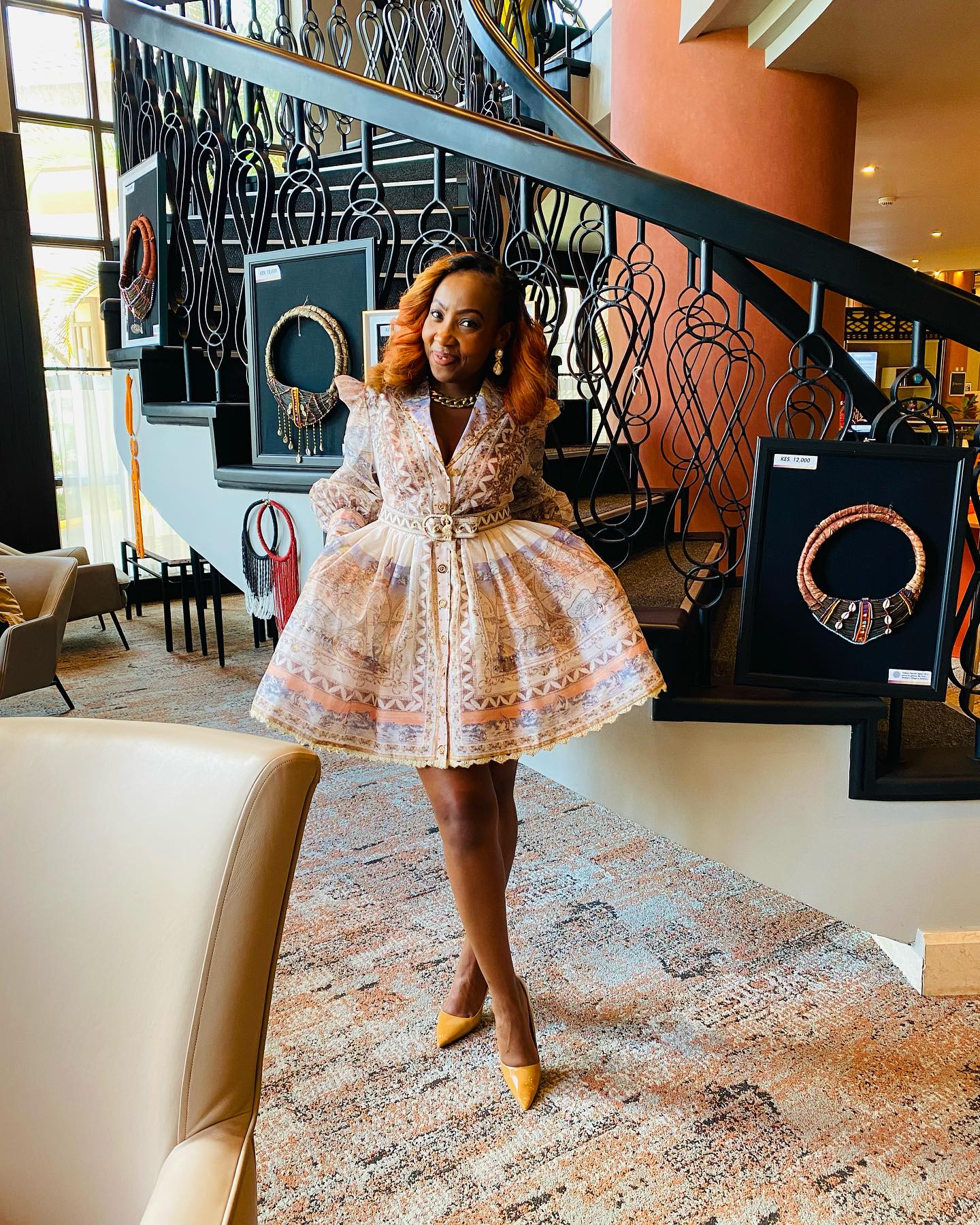 Girls just want to wear cute dresses and go to cute places 😍 Even better, when the cute dress has POCKETS like this one from @fayluxe_wear ! 😍😌☺️ Location: @pullmannairobiupperhill