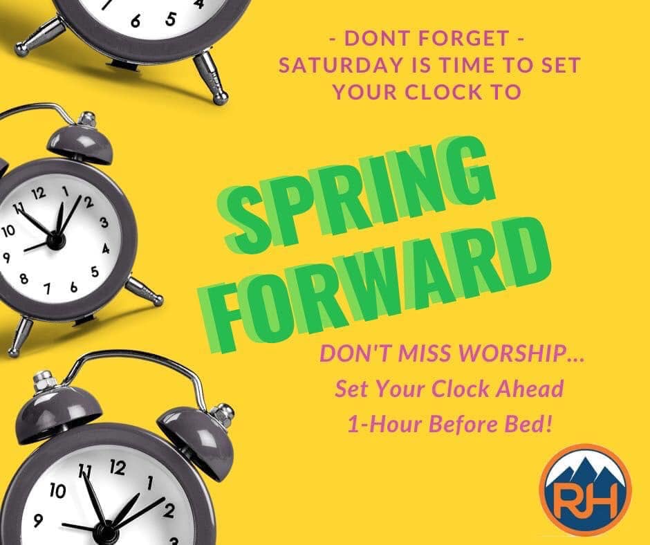 Rock - It’s that time, we get to set our clocks ahead. Which one do you ...