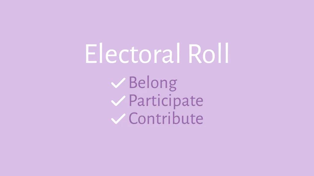 St - Six-Yearly Renewal of the Electoral Roll – Please Complete and ...