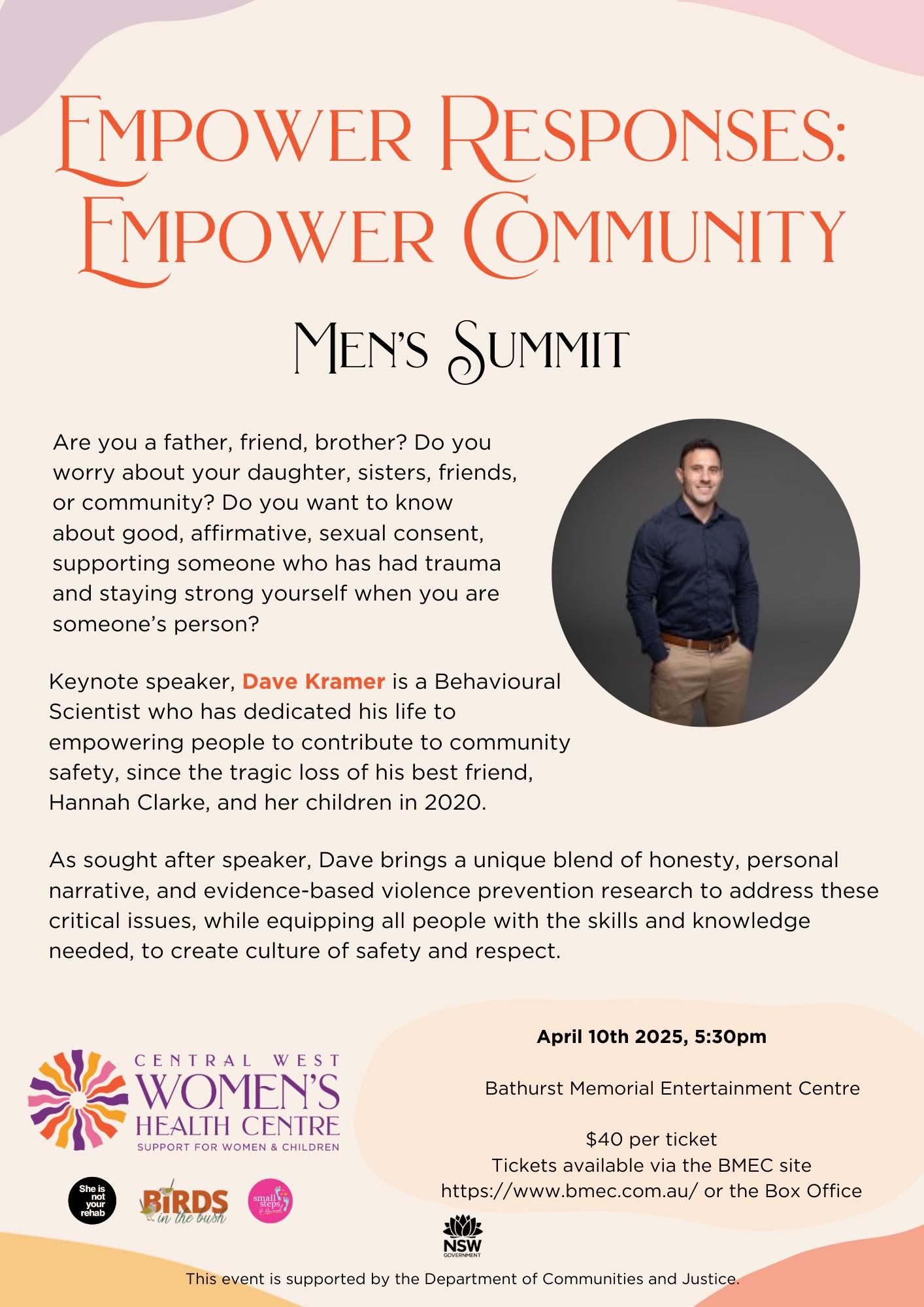 Central - “Not all men!” Keynote speaker, Dave Kramer is a Behavioural ...