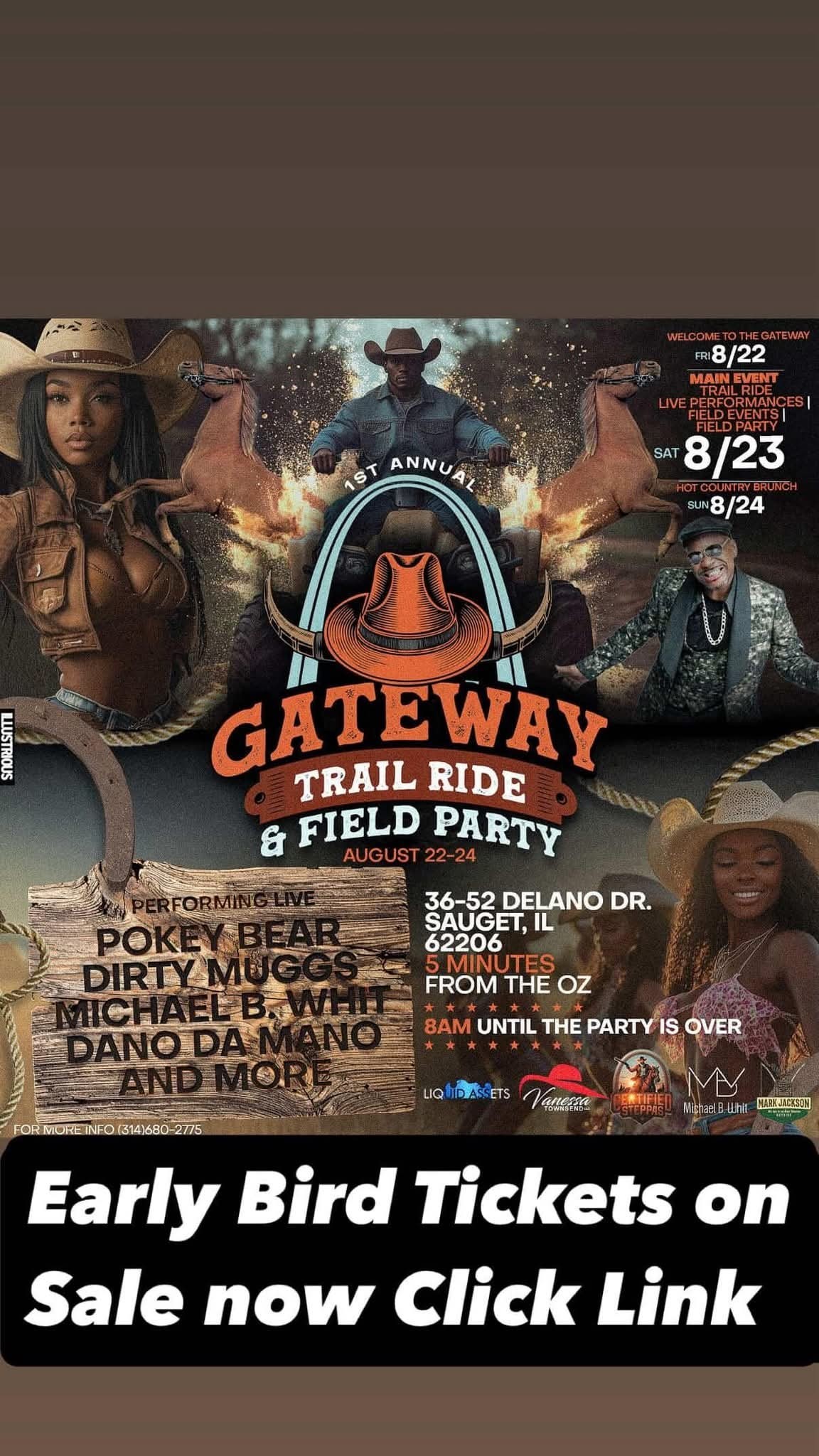 VOP - 🎉 Saddle up, STL! The 1st Annual Gateway Trail Ride & Field Party ...