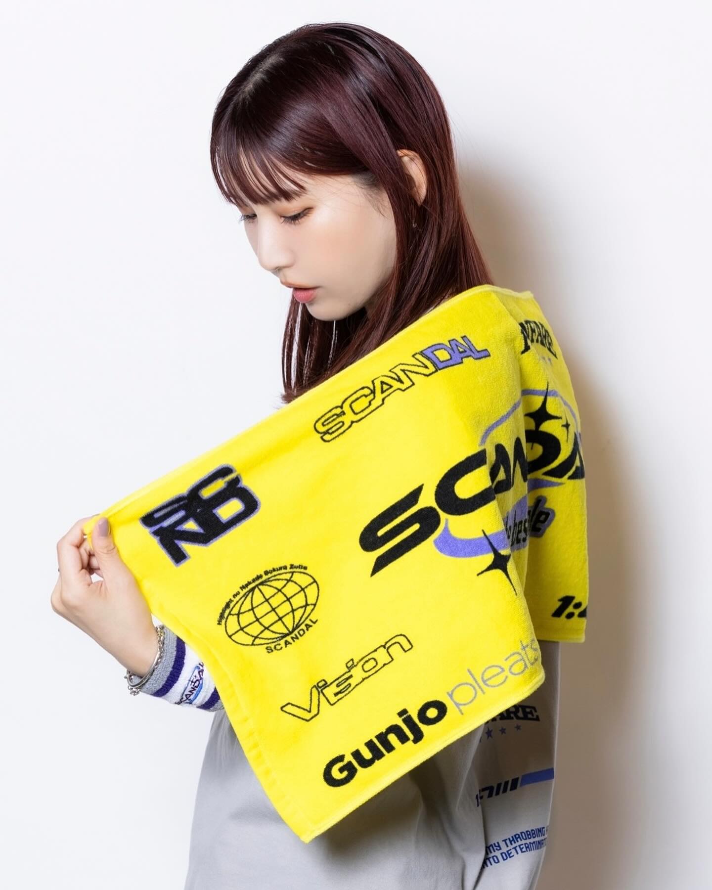 SCANDAL SUMMER 2024 GOODS SCANDAL Tシャツ 2024 (LIGHT GRAY) SIZE:S