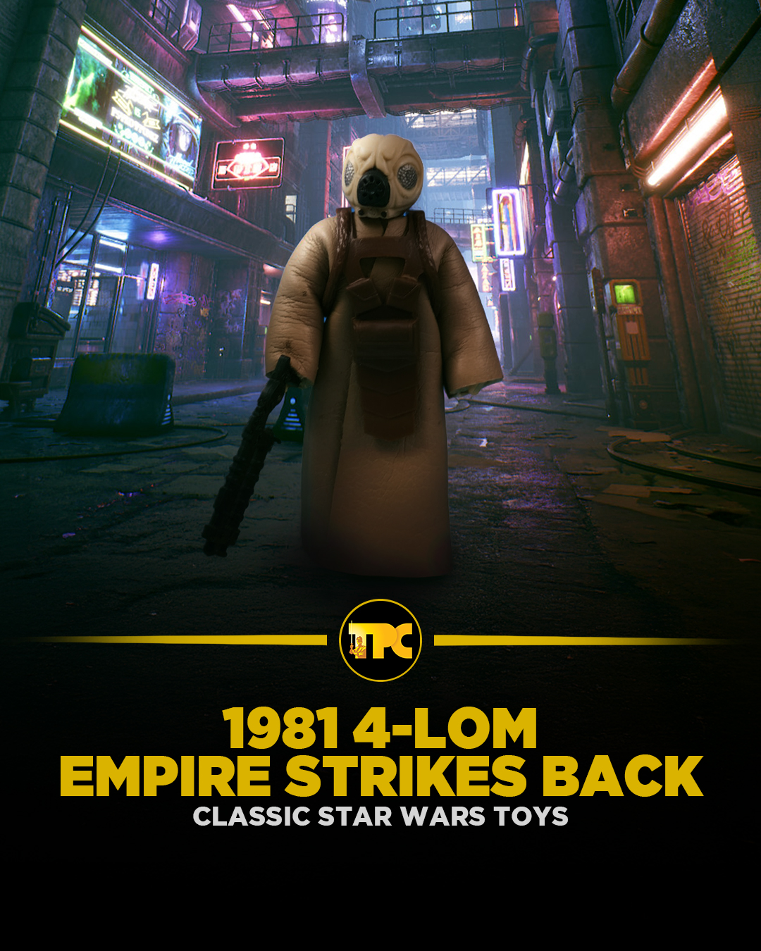 4-LOM was first released as a mail-away figure on the 1981 47 Back